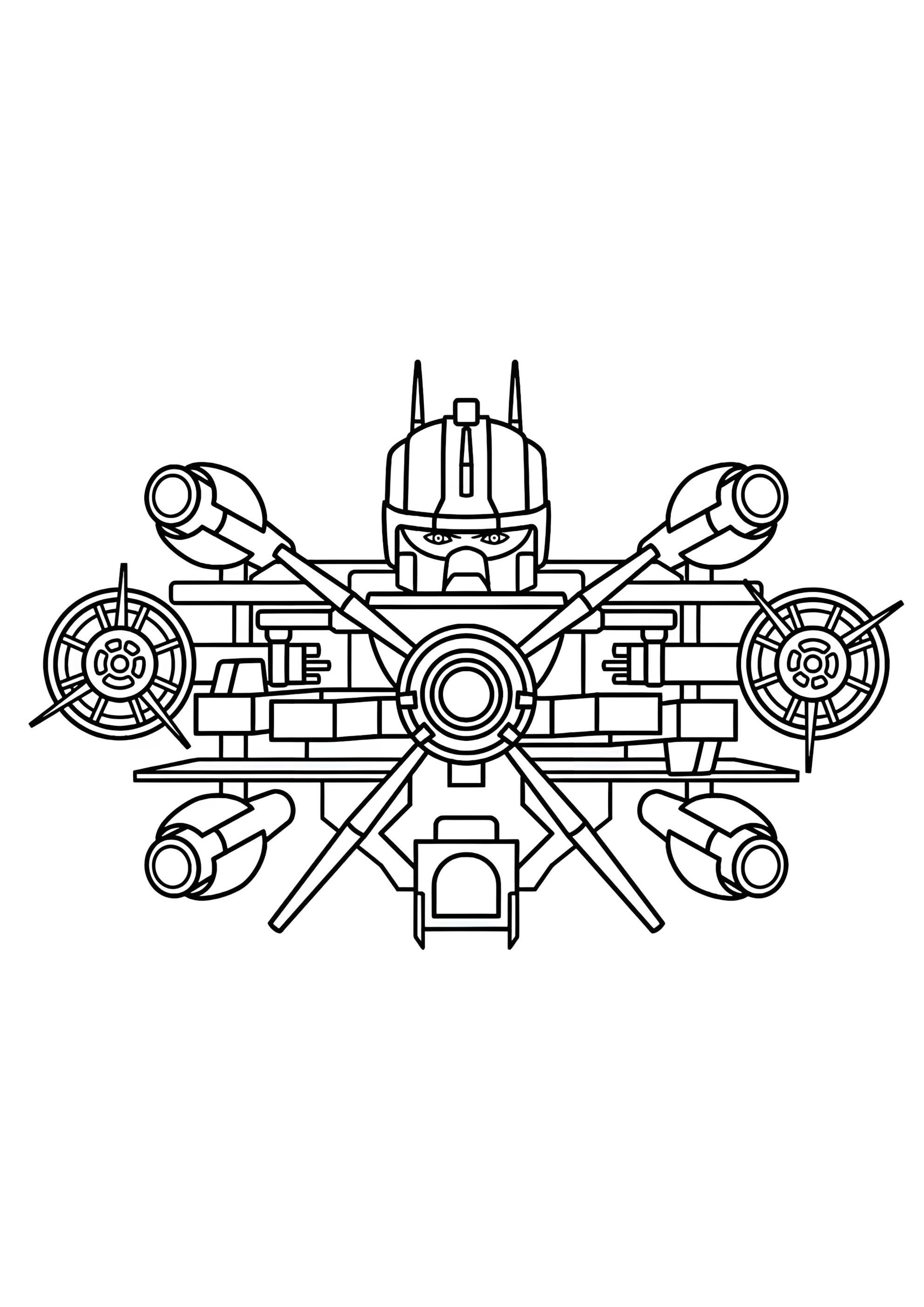 Раскраска Деструктор Астро Туалет