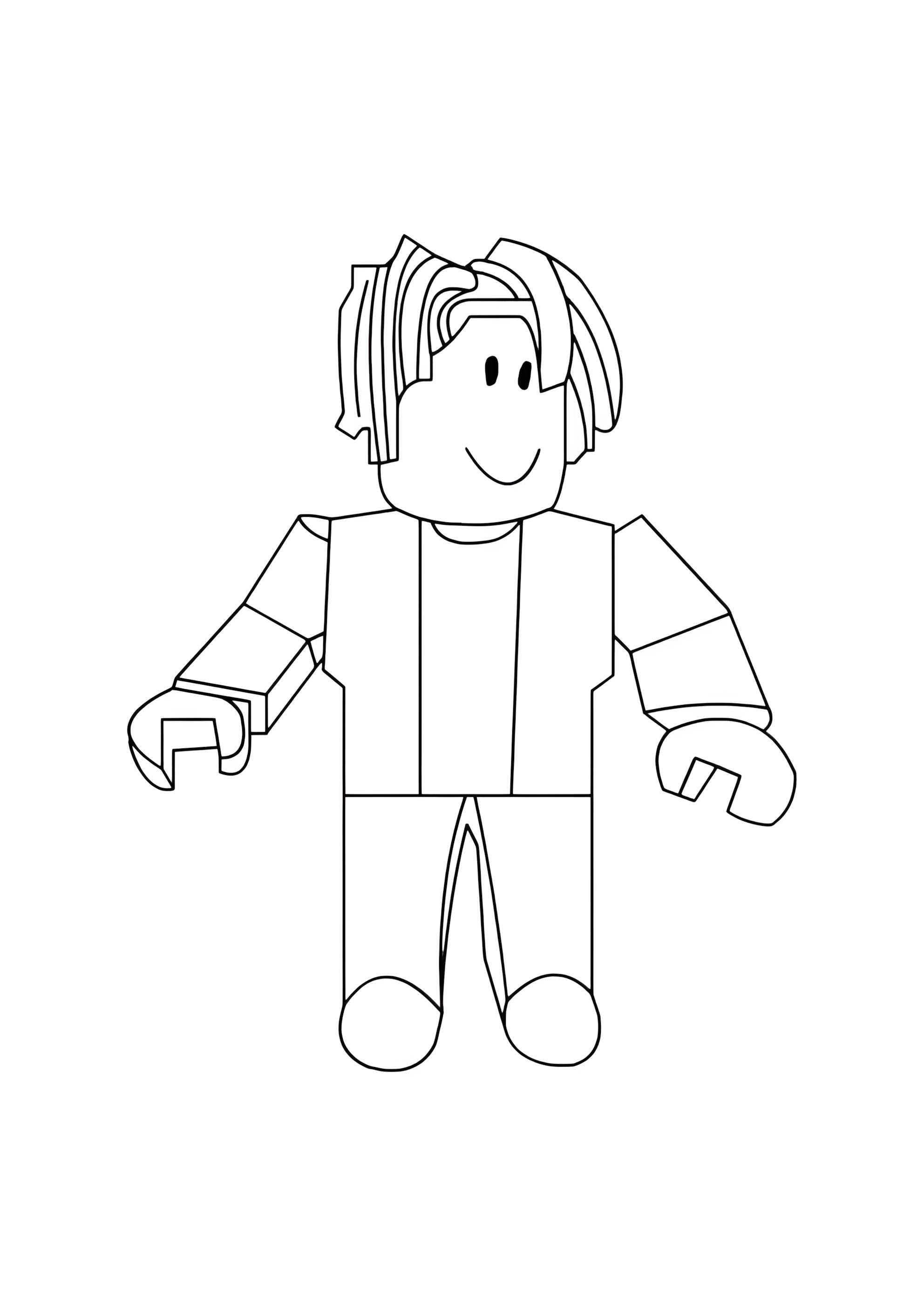 Раскраска Персонаж игры Бекон