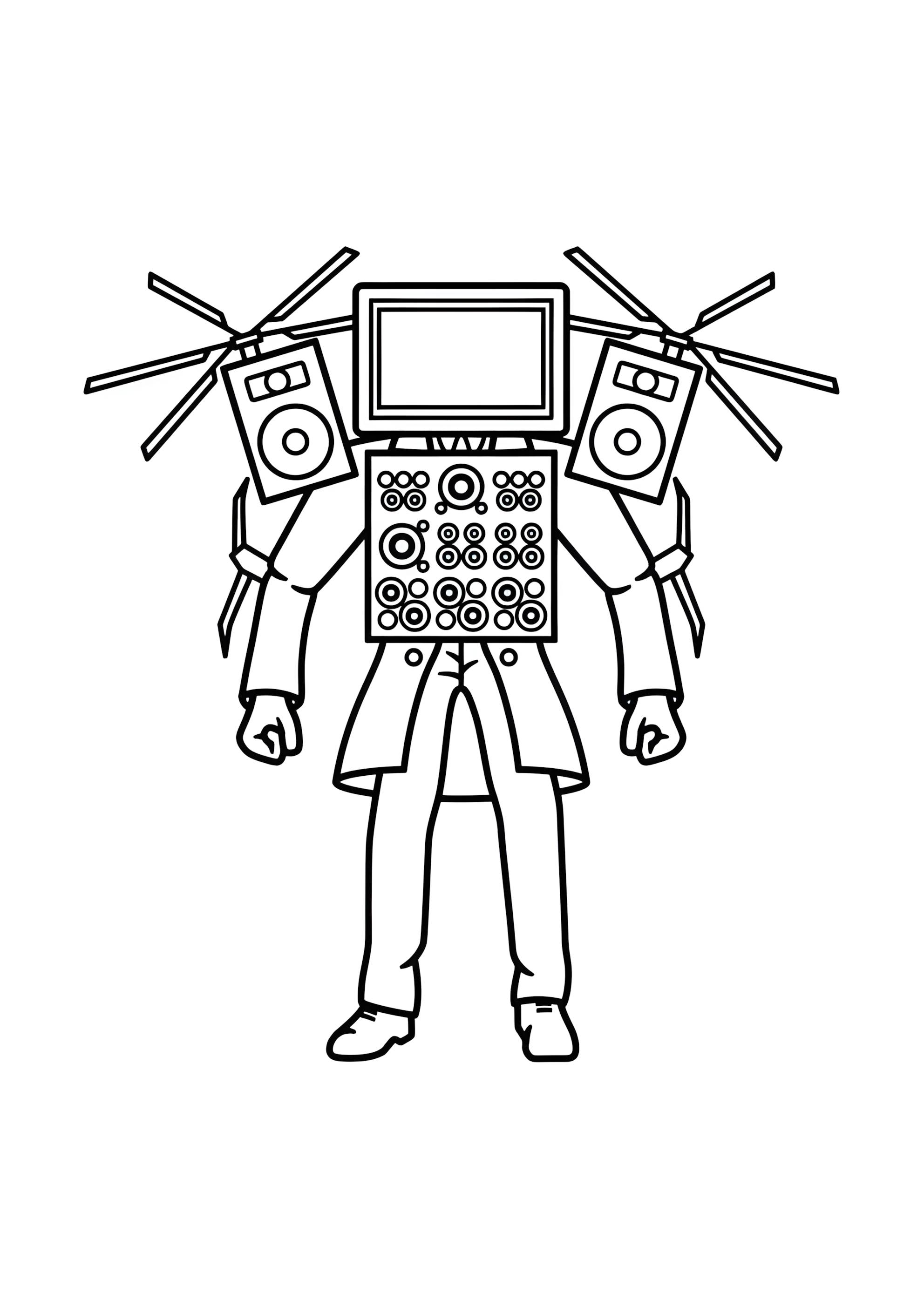 Раскраска Синема Мэн