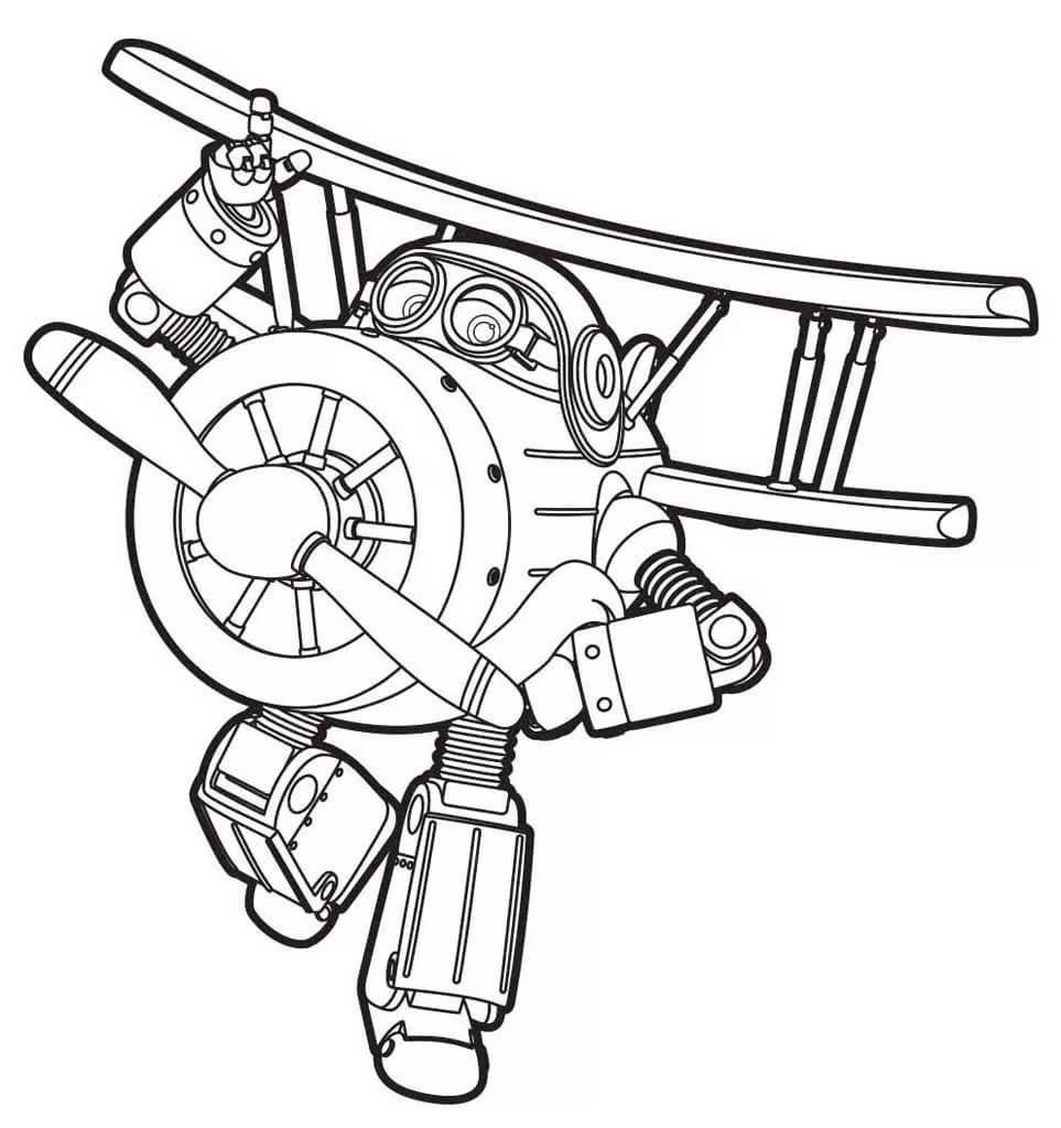 Раскраска Супер Крылья 44