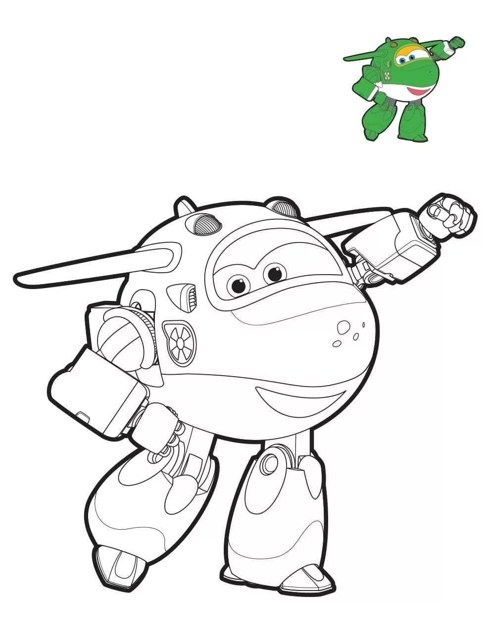 Раскраска Супер Крылья 65