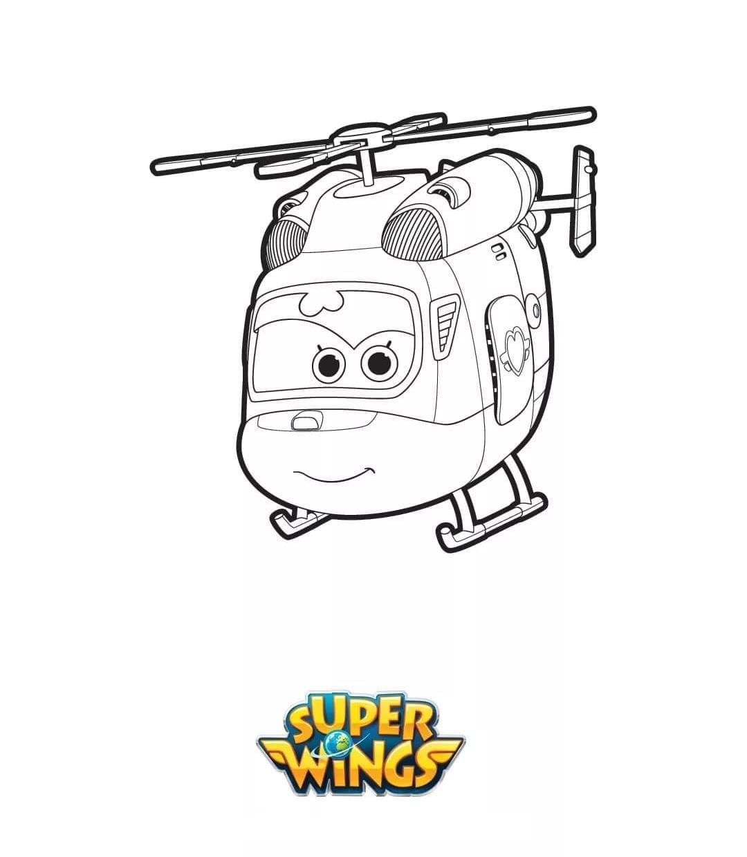 Раскраска Супер Крылья 77