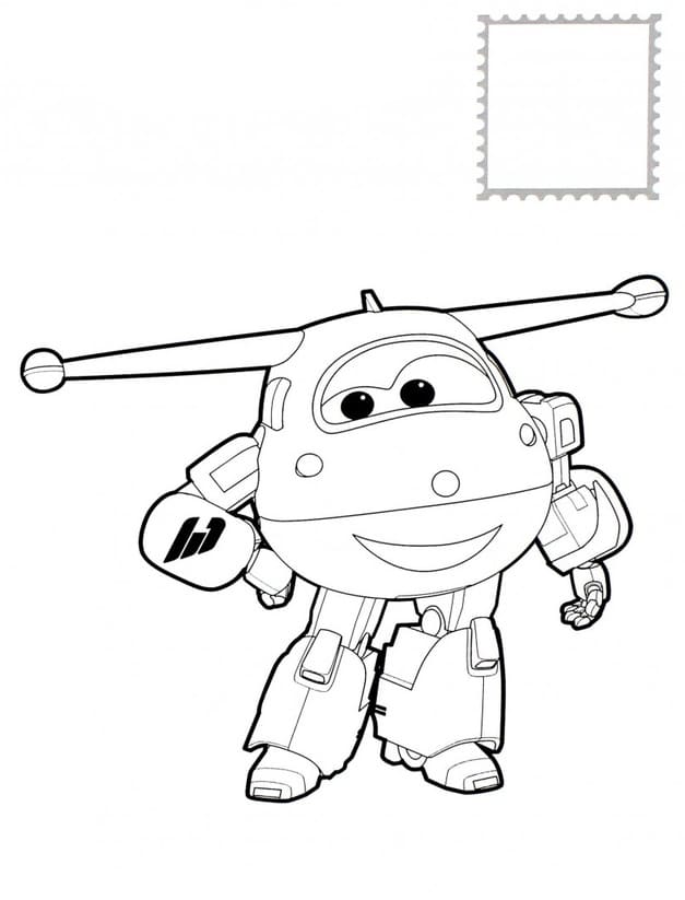 Раскраска Супер Крылья 80