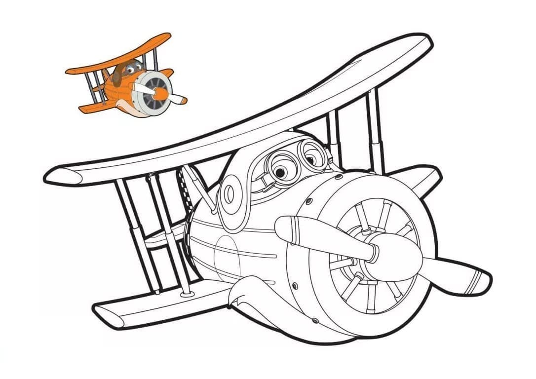 Раскраска Супер Крылья 9