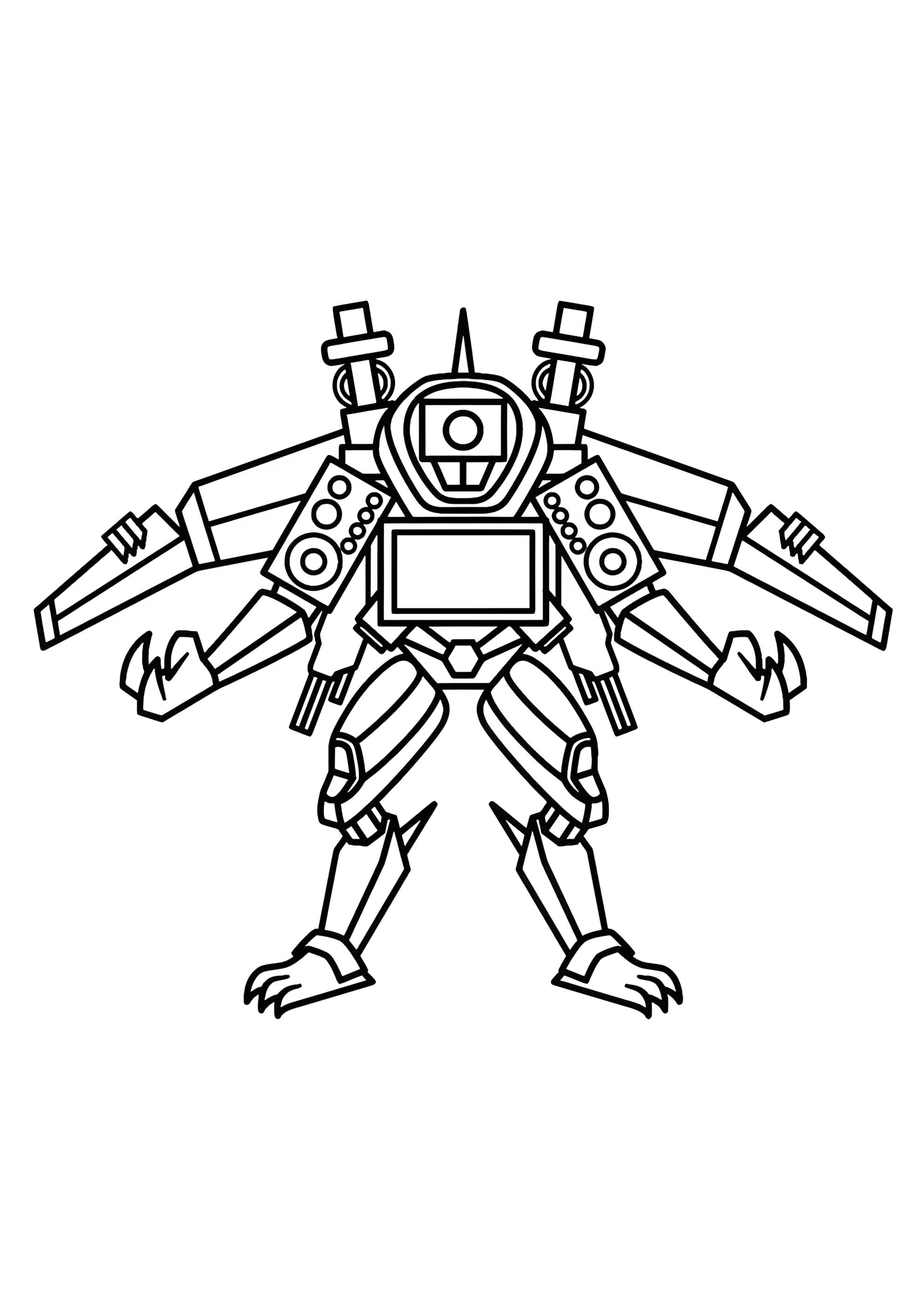 Раскраска Трититан