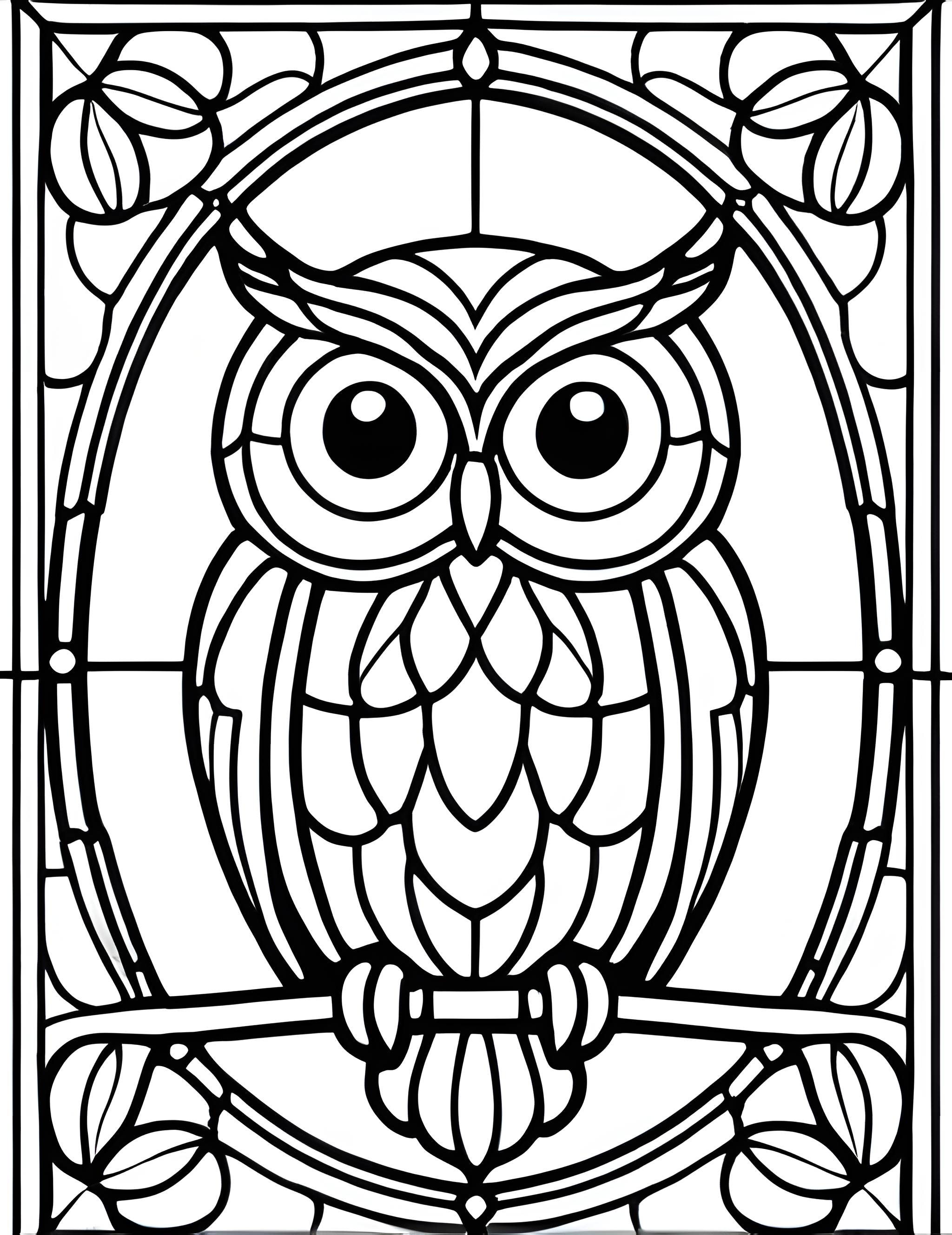 Раскраска Витраж 20