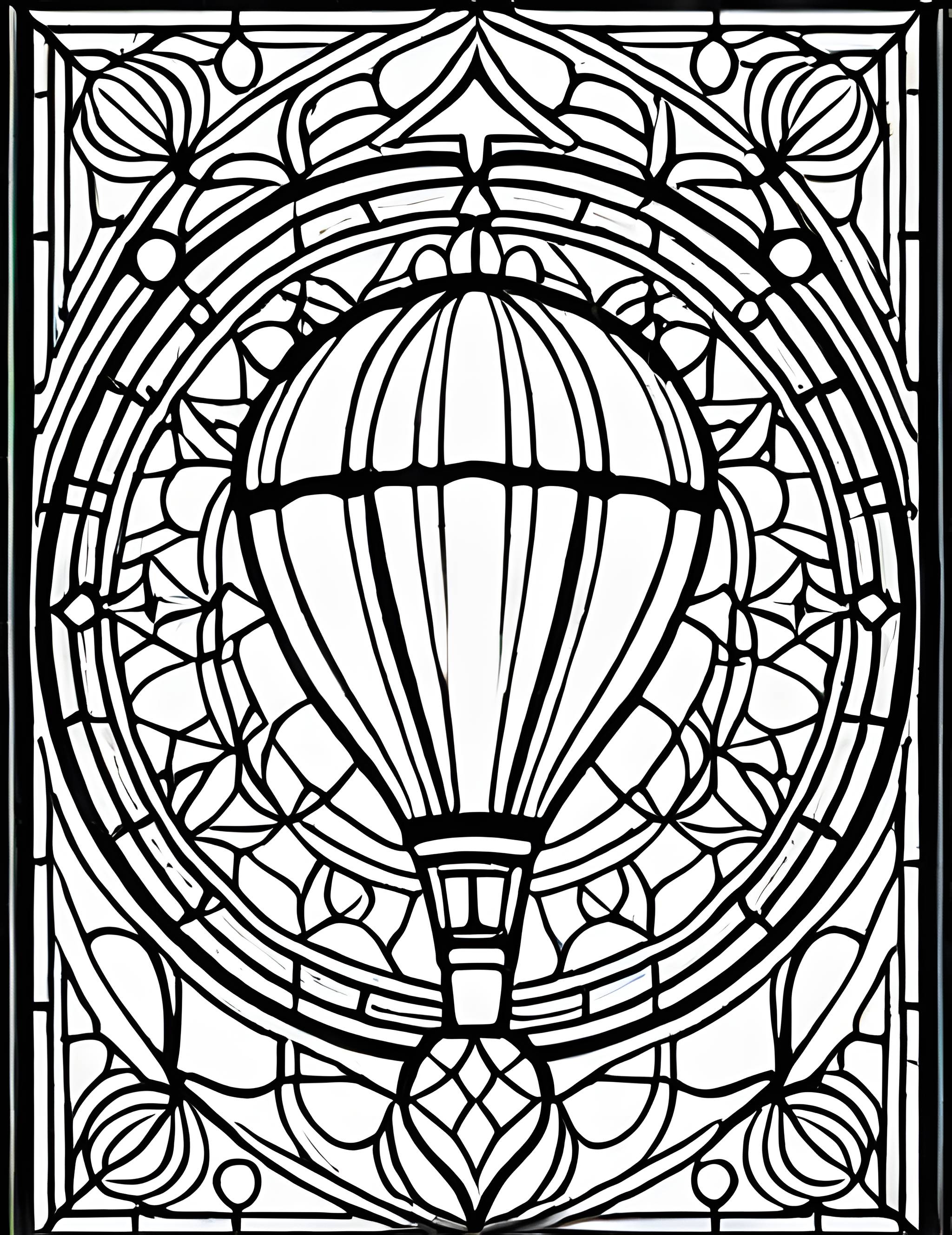 Раскраска Витраж 35