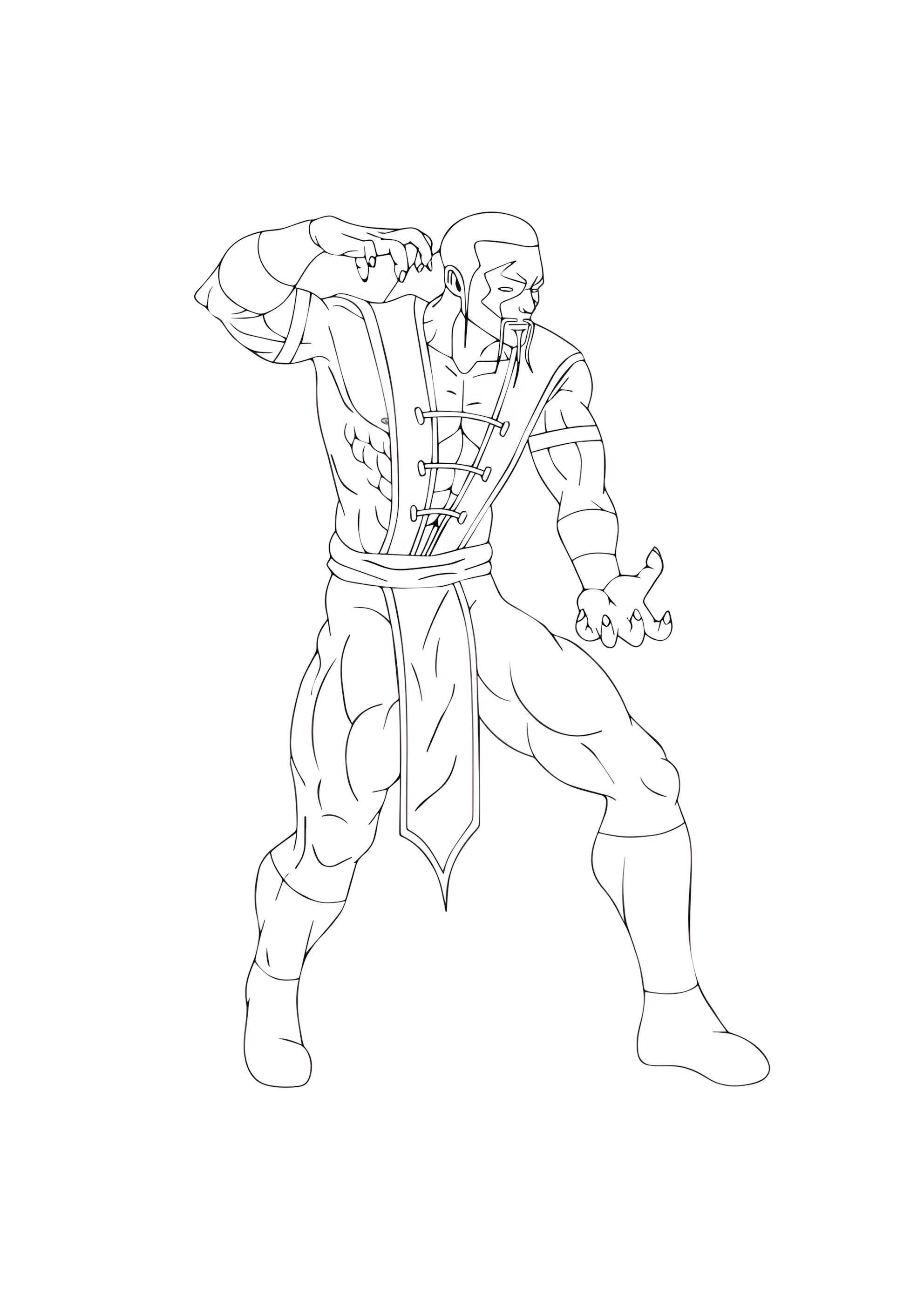 Раскраска ФуДжин