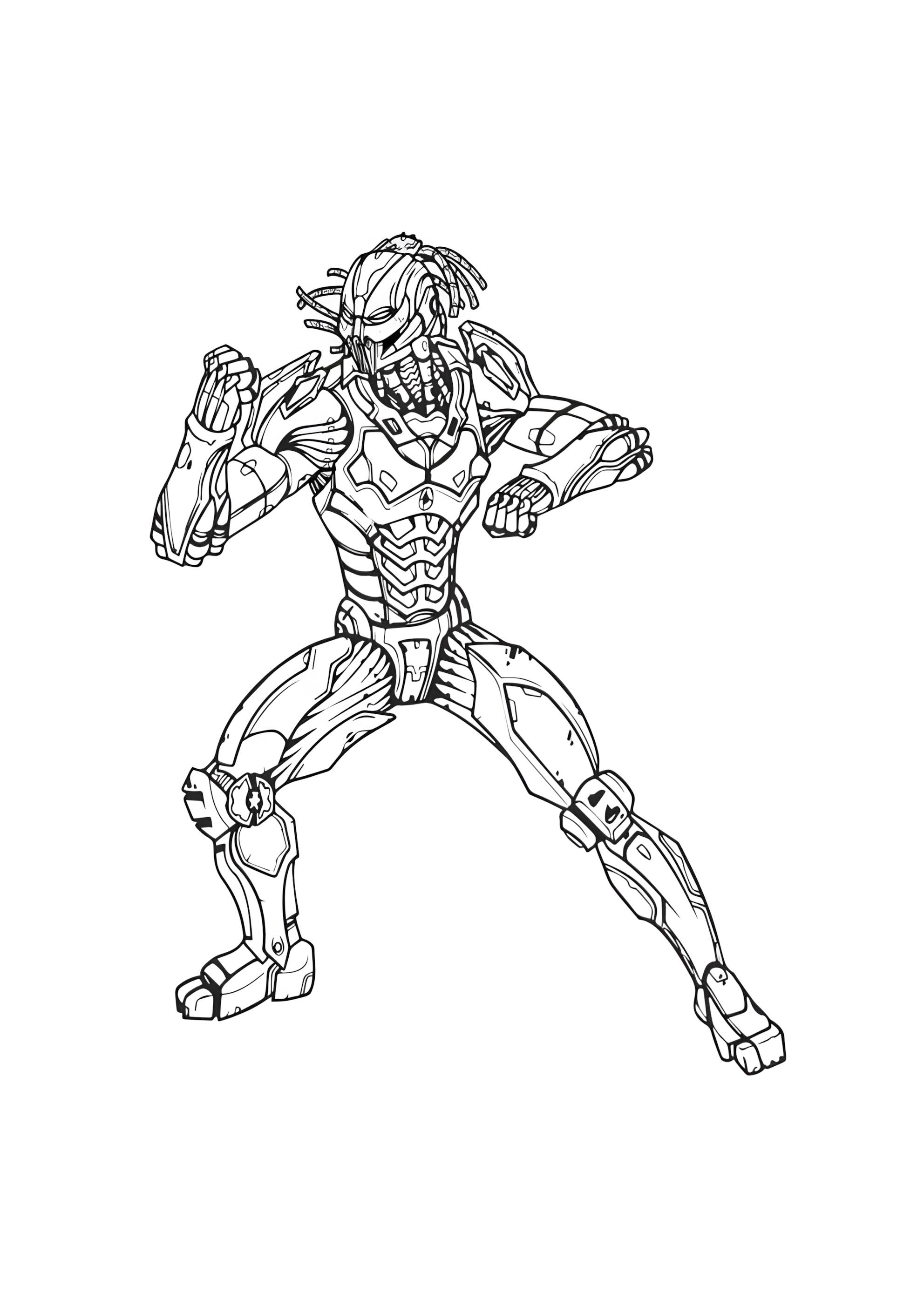 Раскраска Кабал из Мортал Комбат