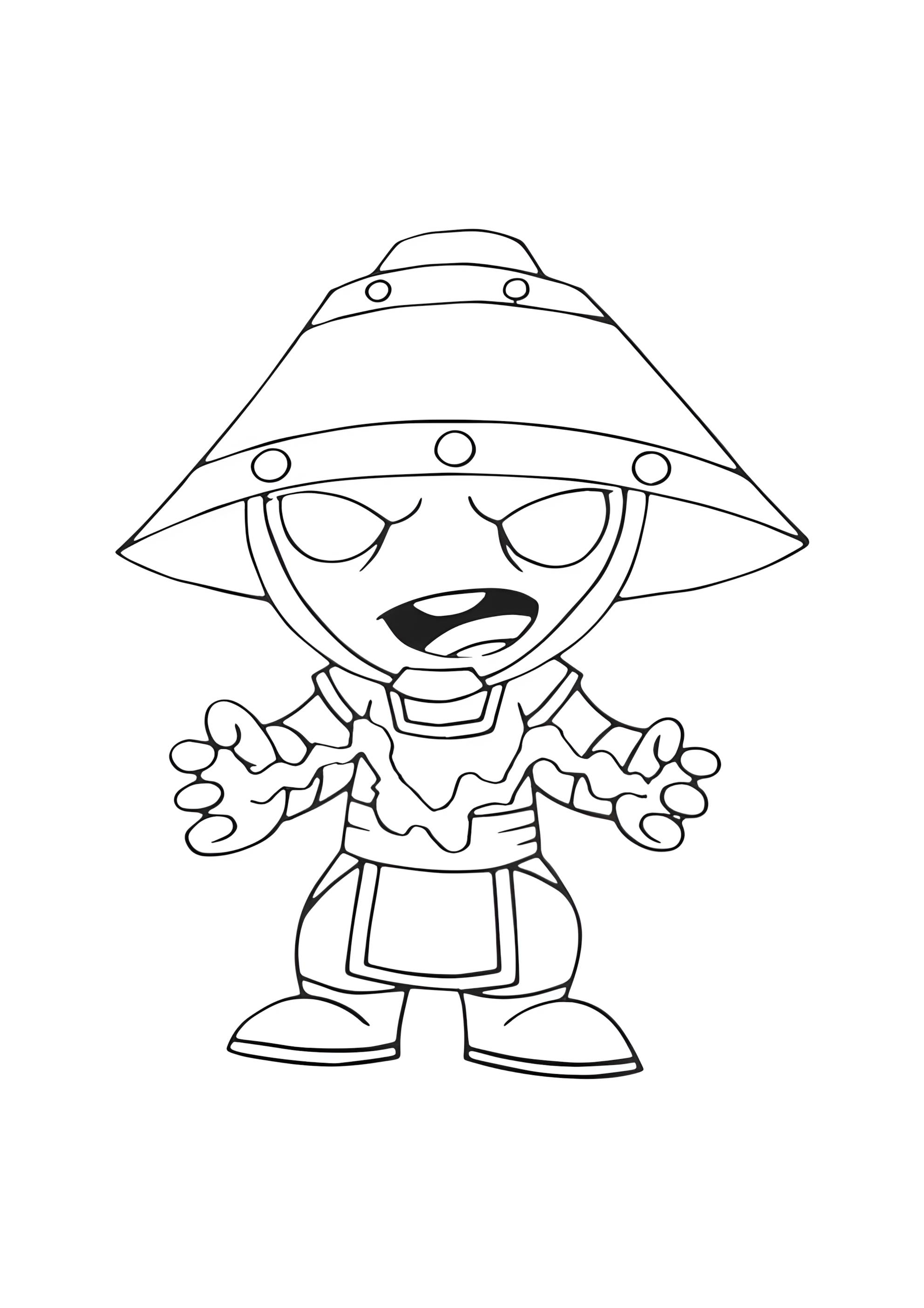 Раскраска Рейден Мортал Комбат