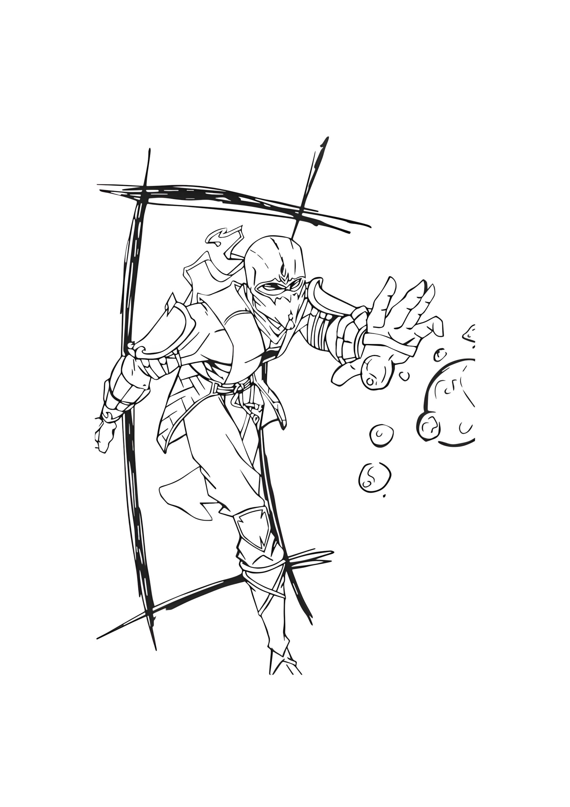 Раскраска Рейн Сильный