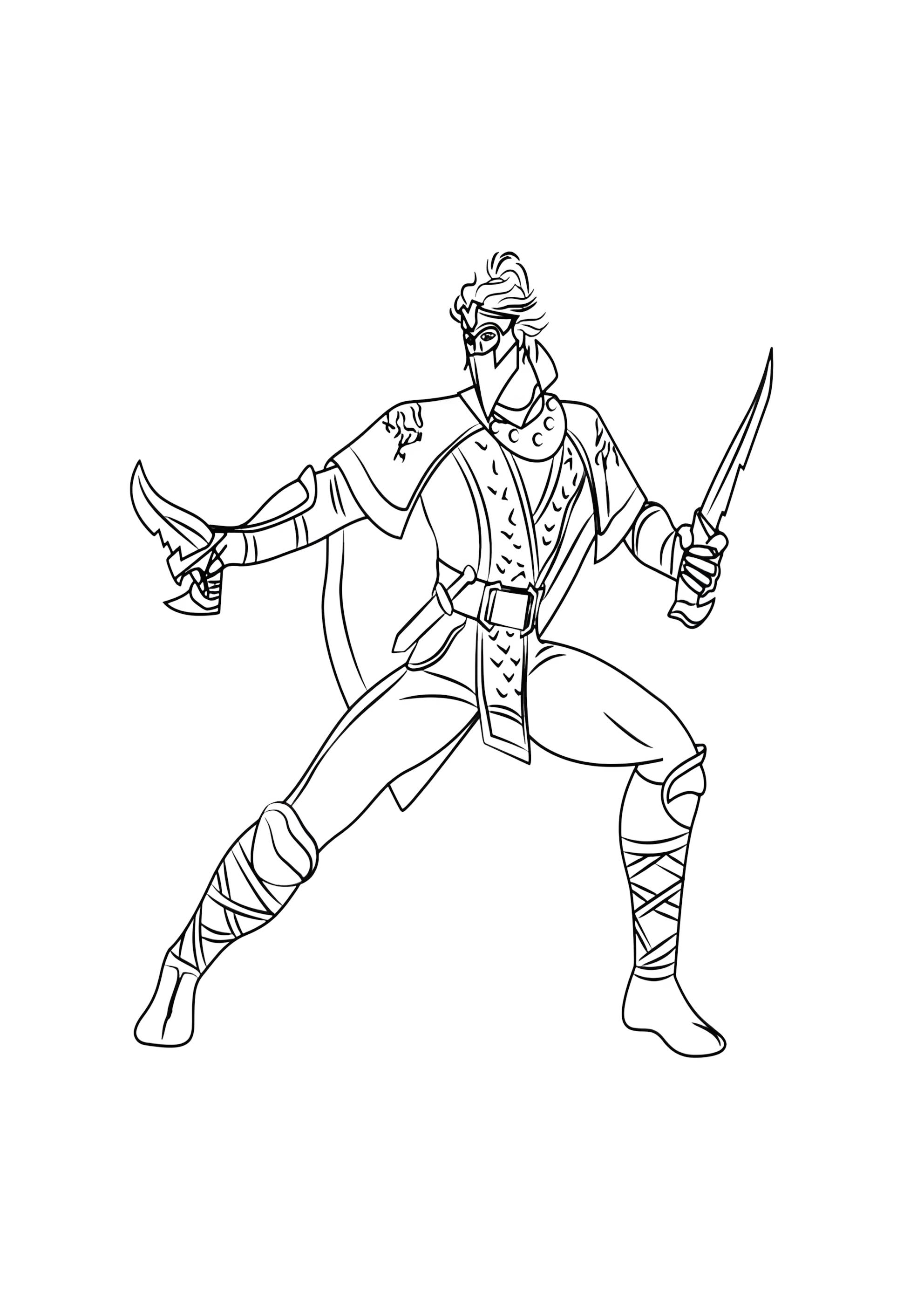 Раскраска Рейн