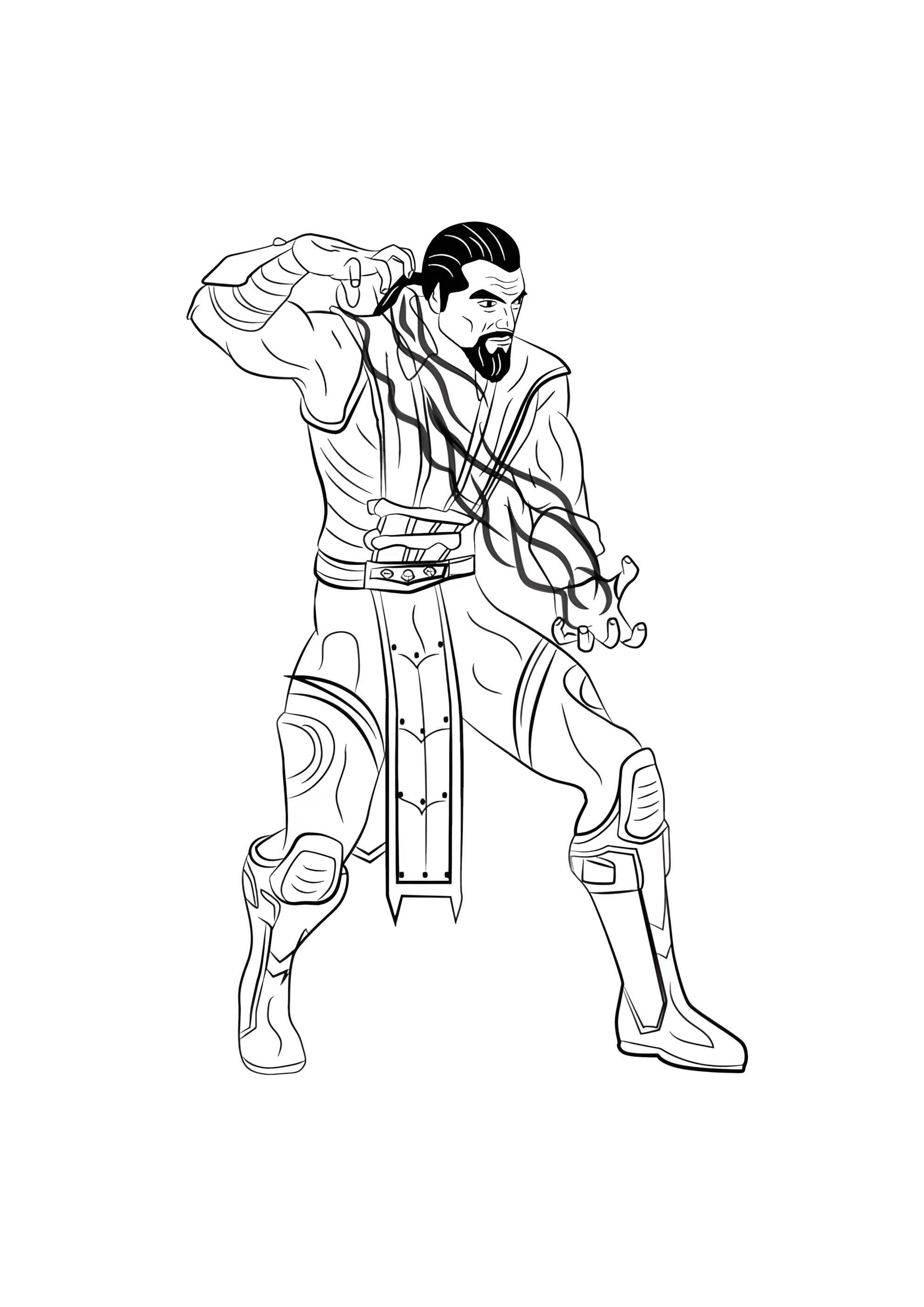 Раскраска Шан Цзун