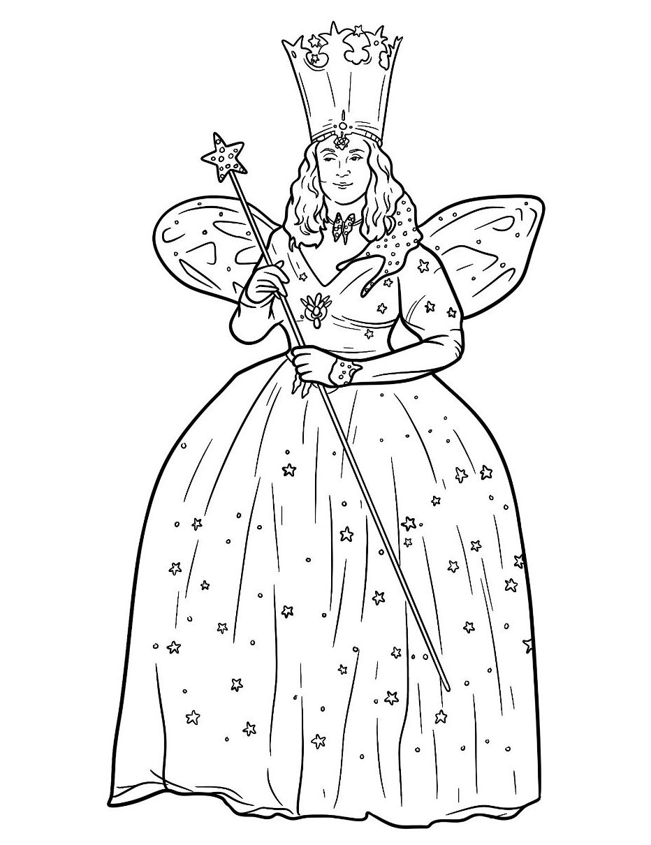 Раскраска Волшебник Изумрудного города 20