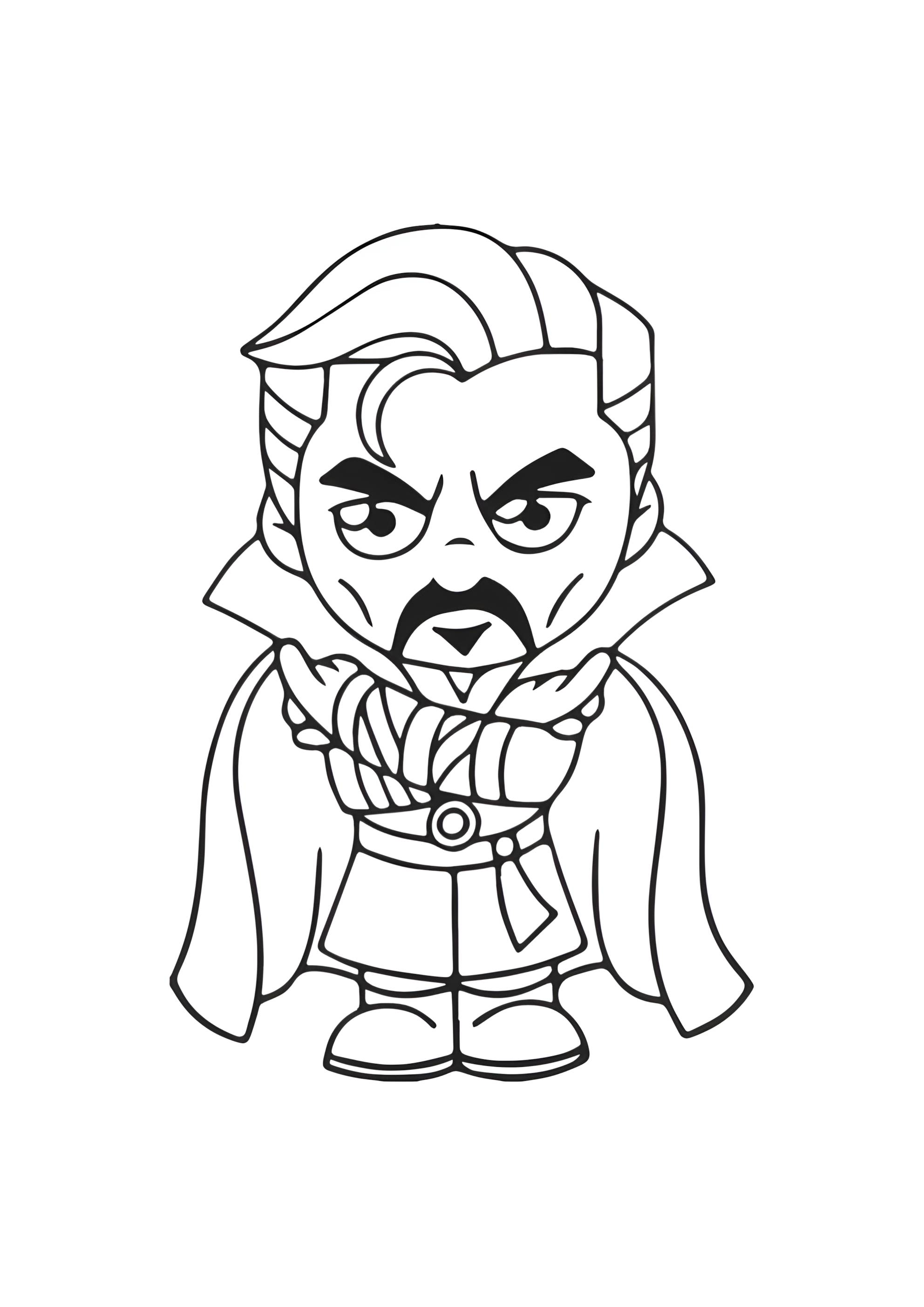 Раскраска Доктор Стрэндж Мстители