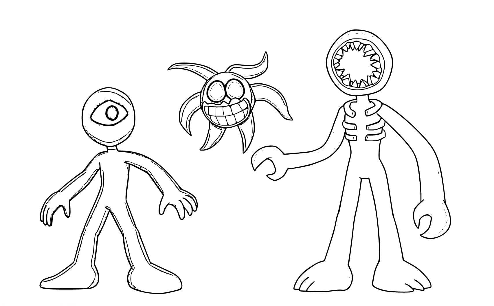 Раскраска DOORS 1