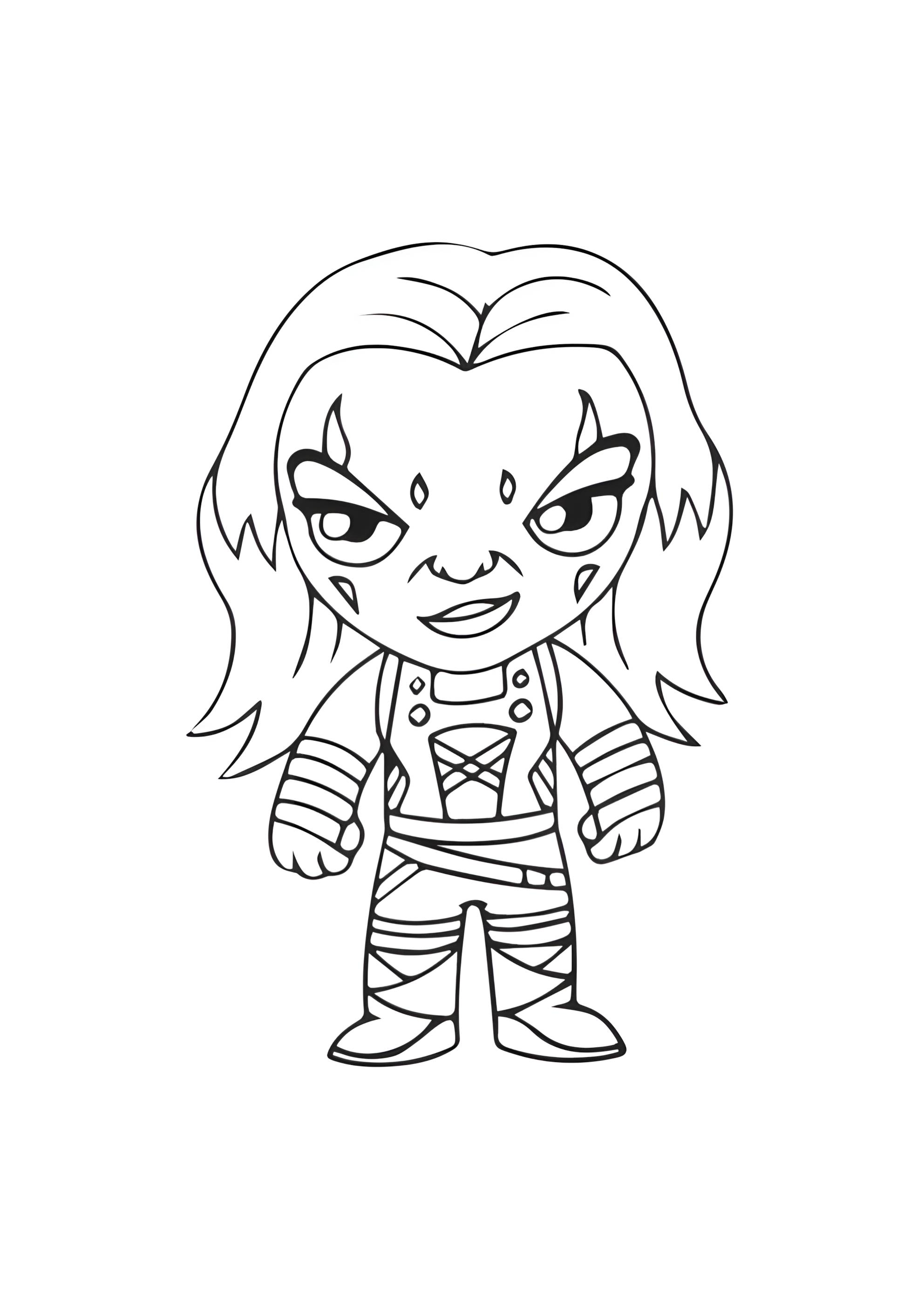 Раскраска Гамора