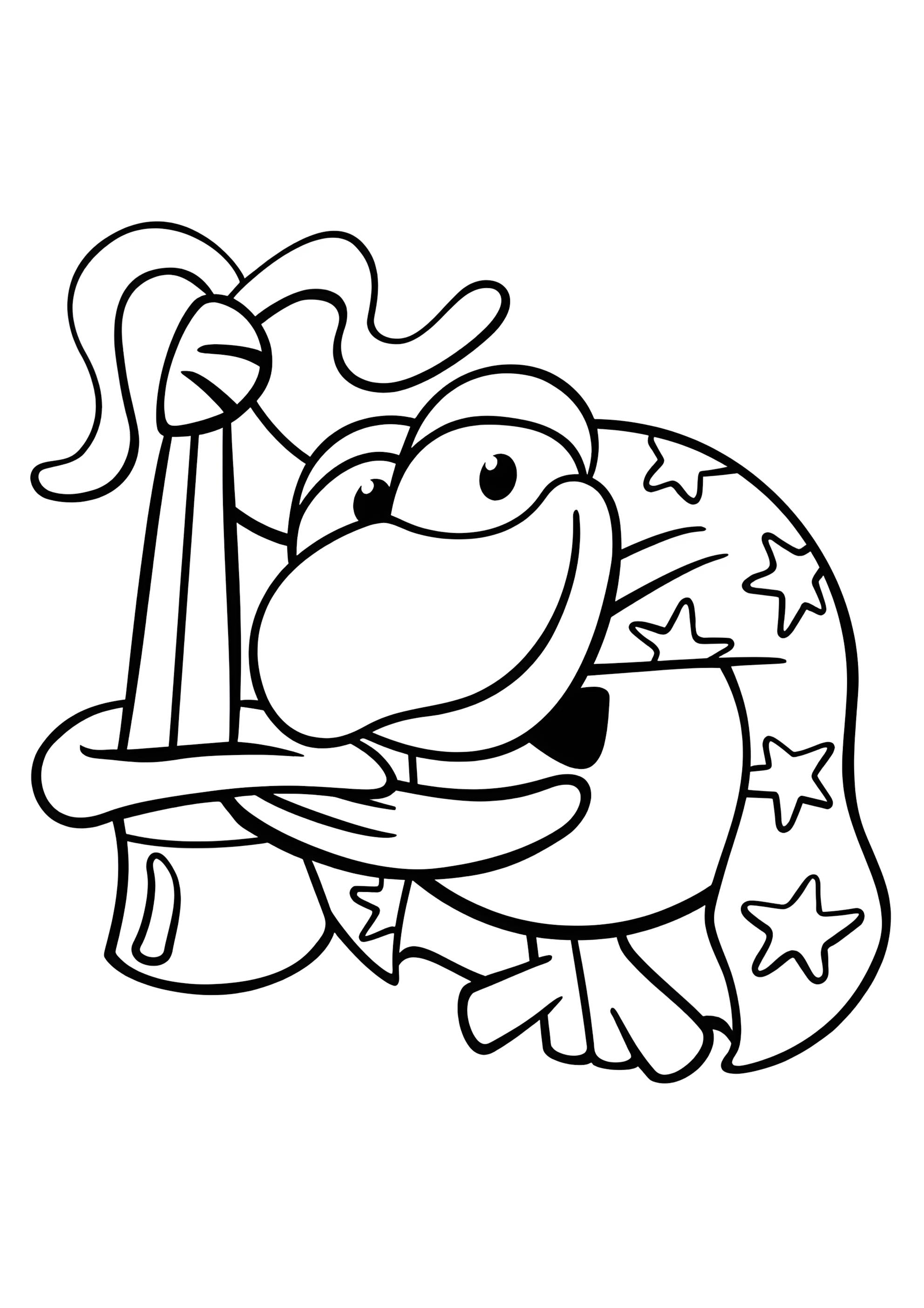 Раскраска Кар-Карыч волшебник