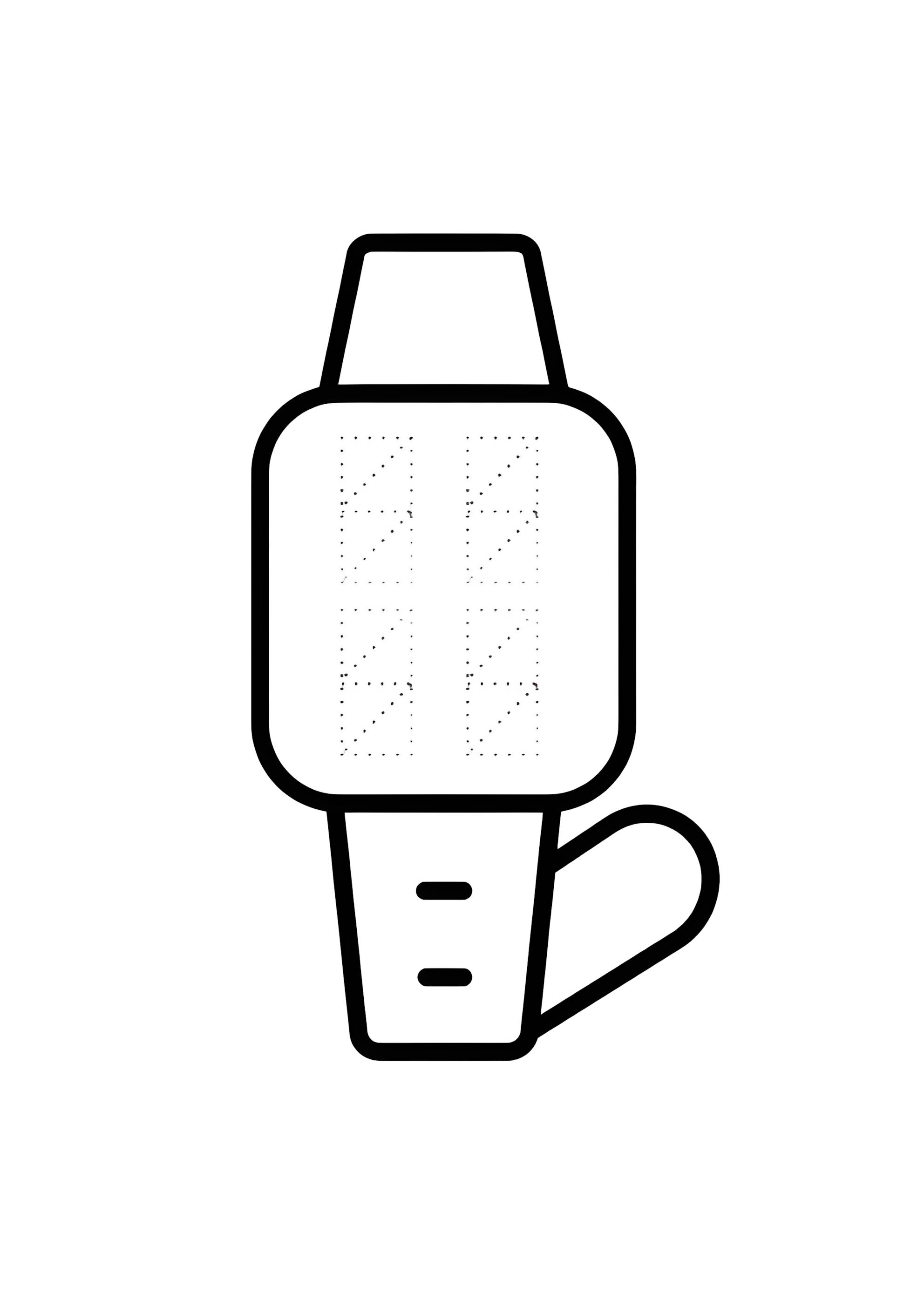 Раскраска Нарисуй свое время на часах