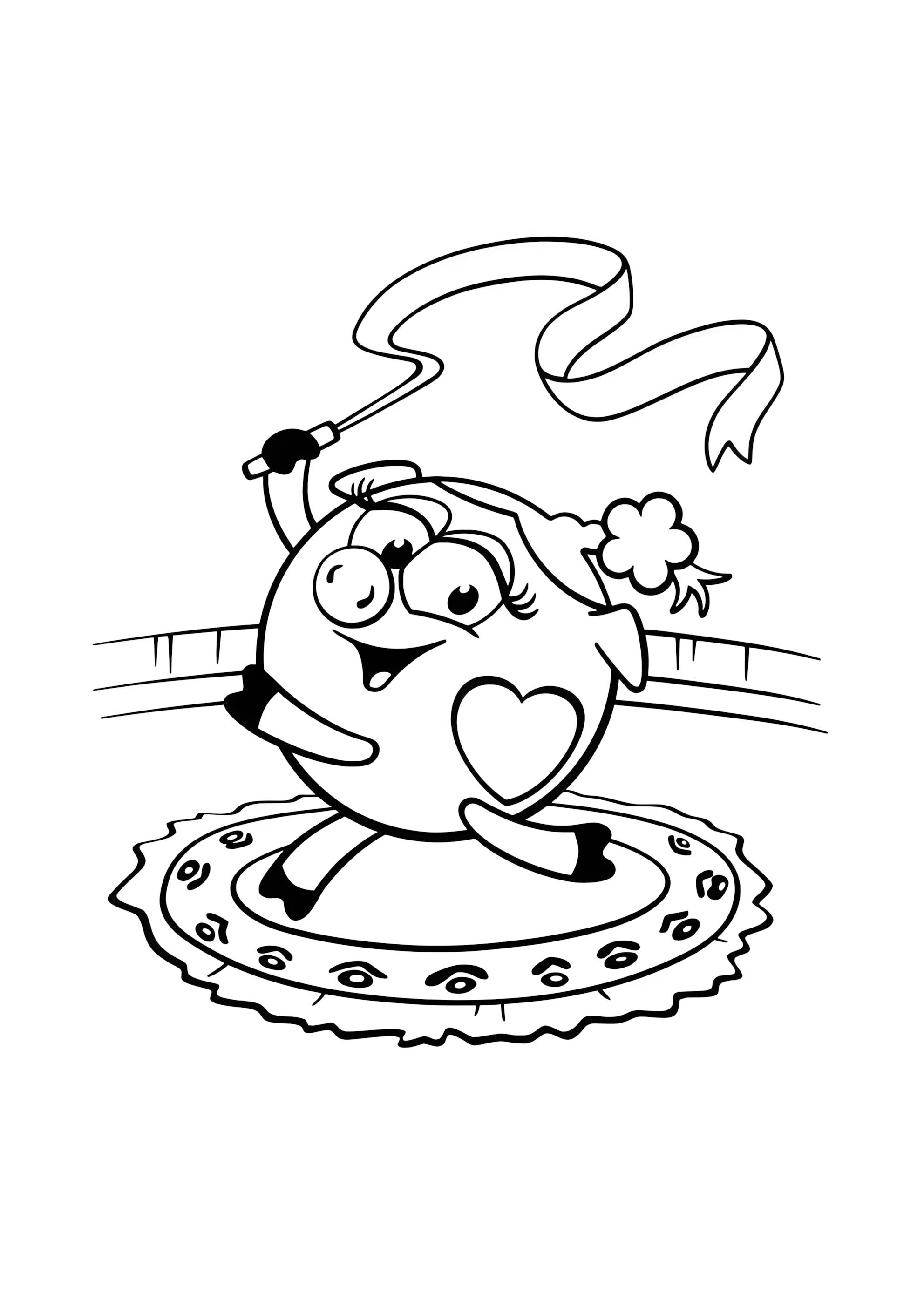 Раскраска Нюша выступает