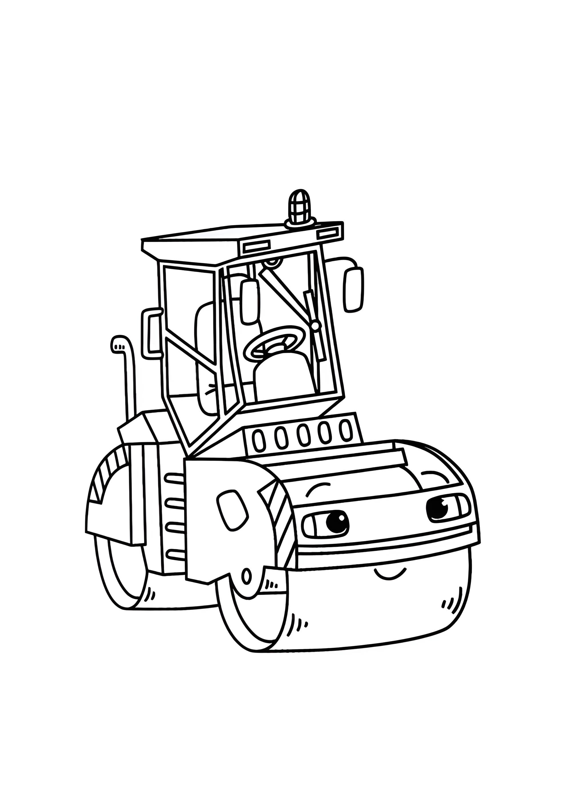 Раскраска Смешной каток