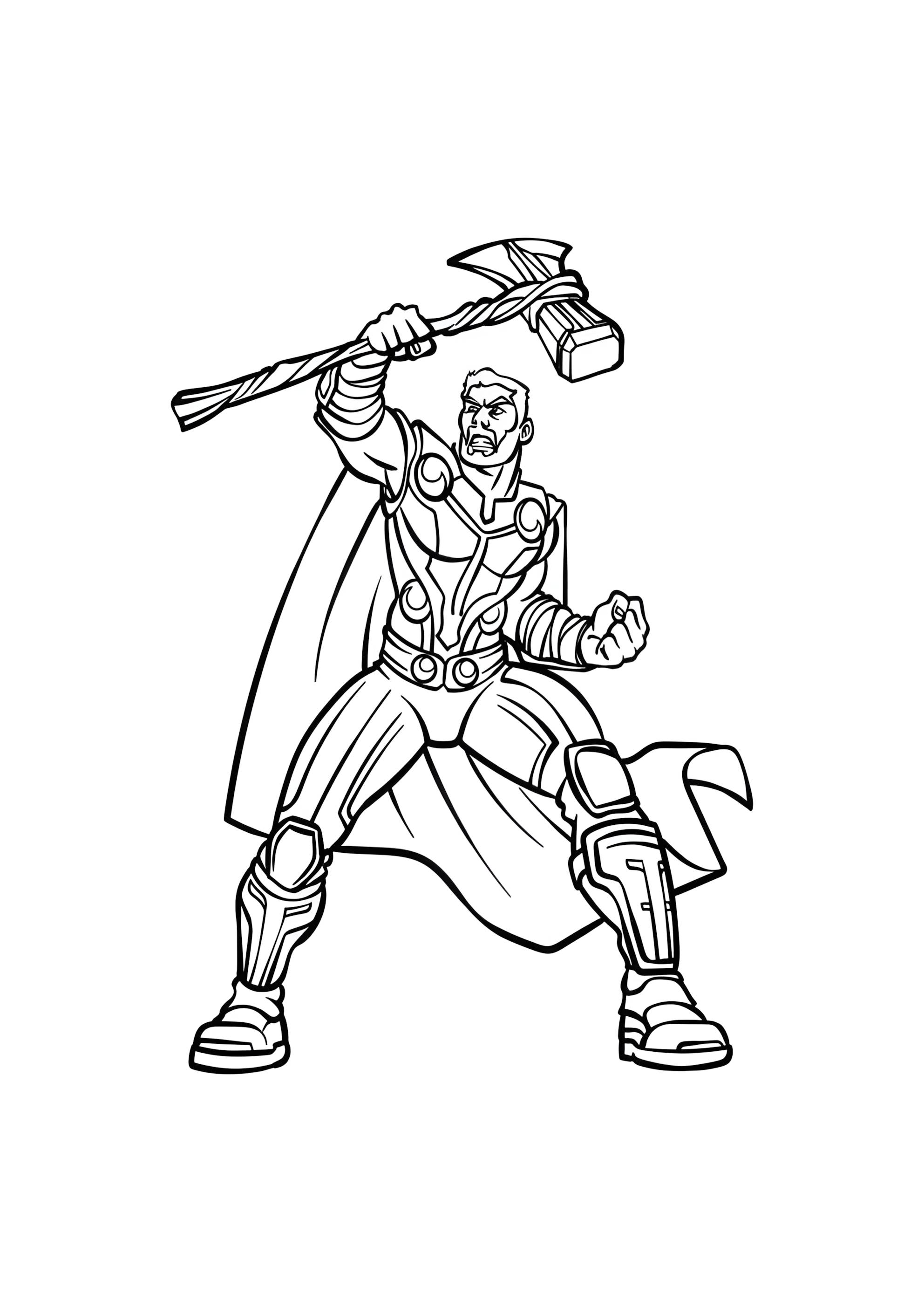 Раскраска Тор