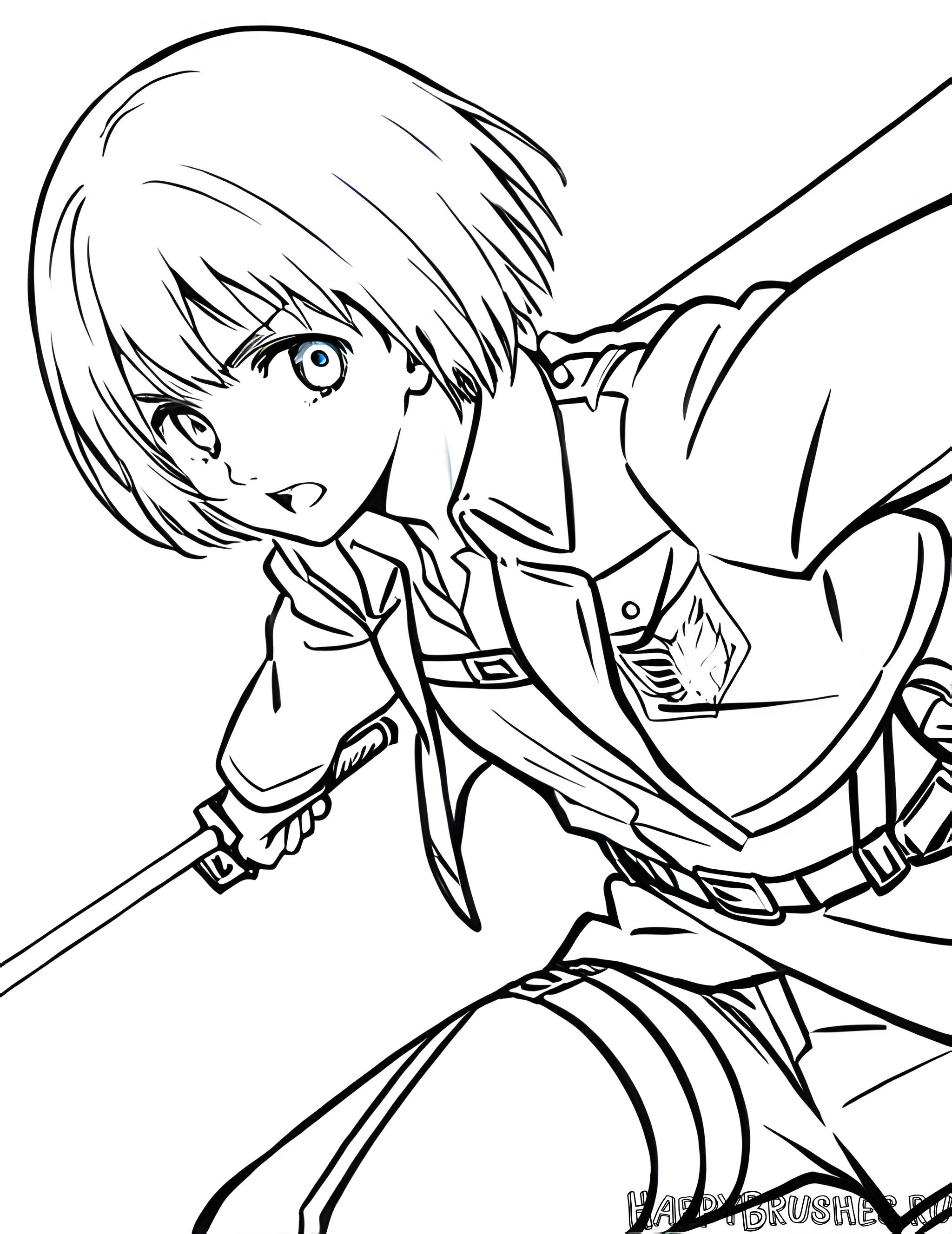 Раскраска Армин Арлерт 1