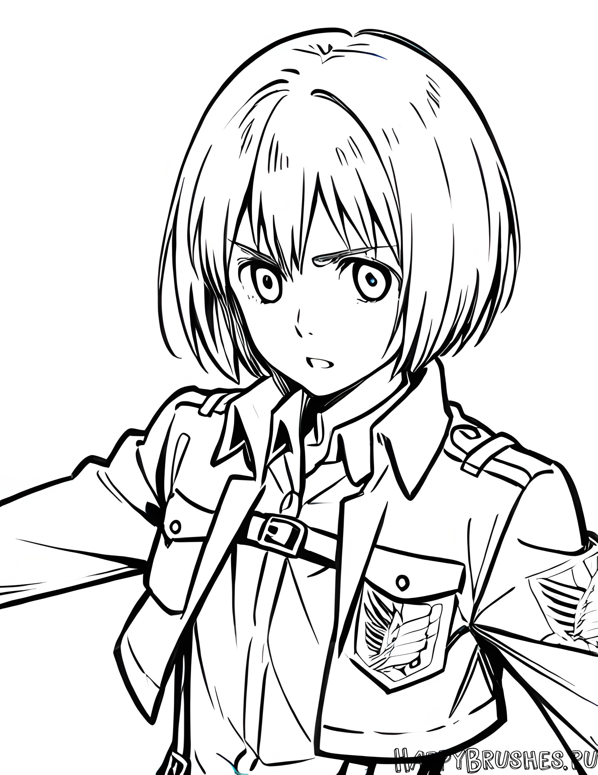 Раскраска Армин Арлерт 13