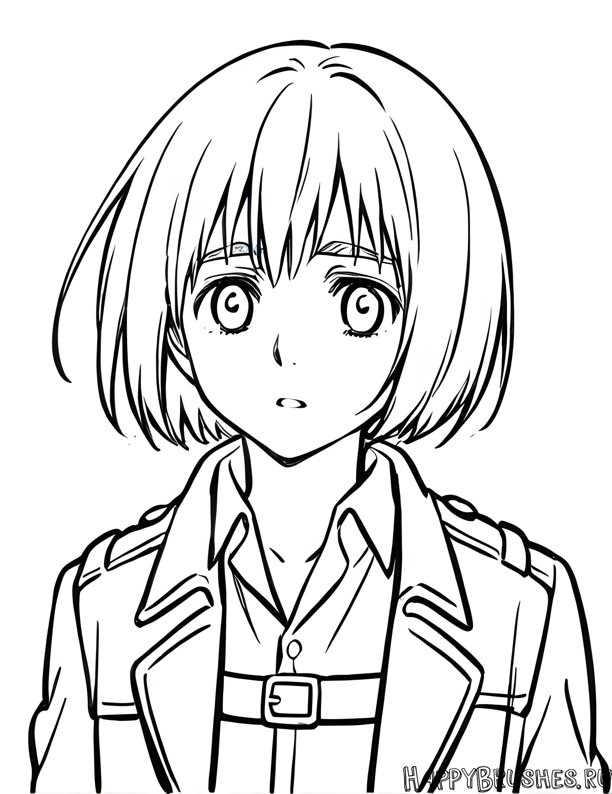 Раскраска Армин Арлерт 14