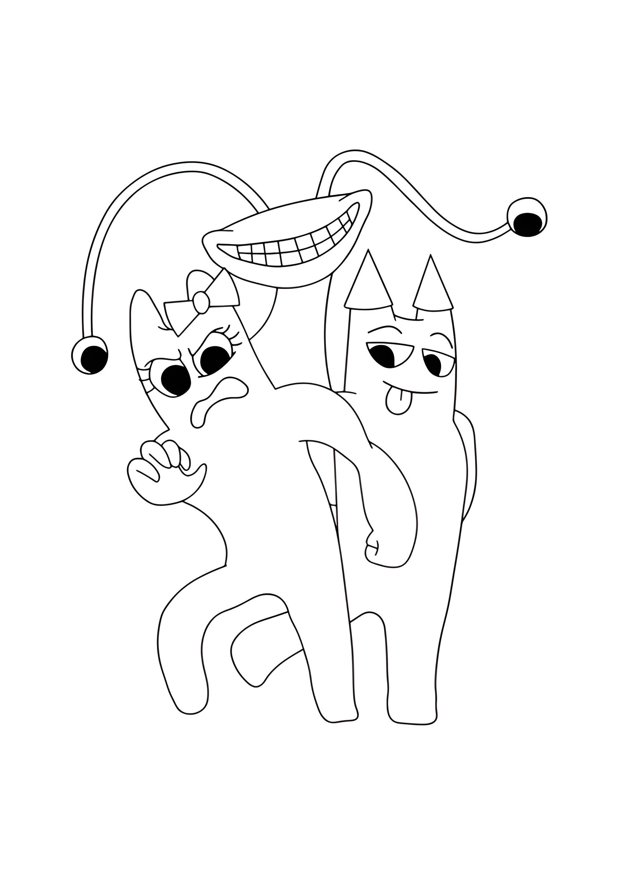 Раскраска Банбан, Банбалина и улитка Селин