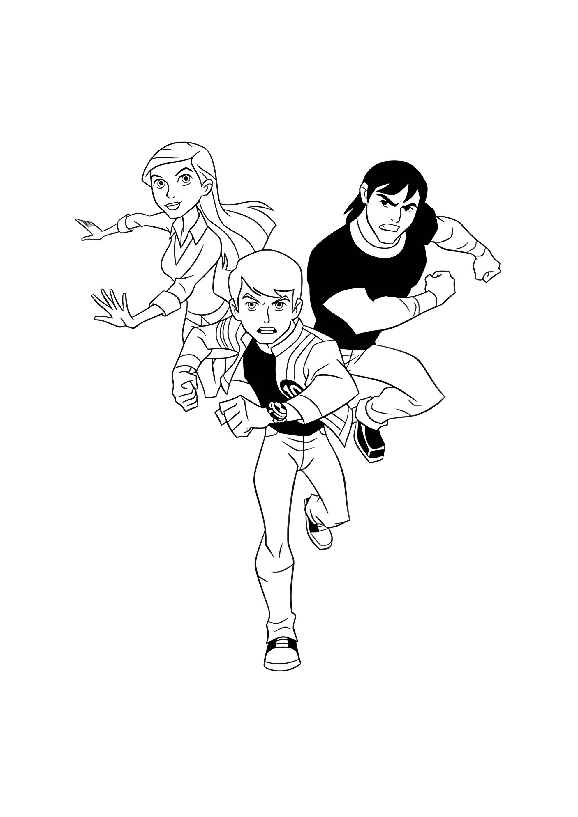 Раскраска Бен Тен