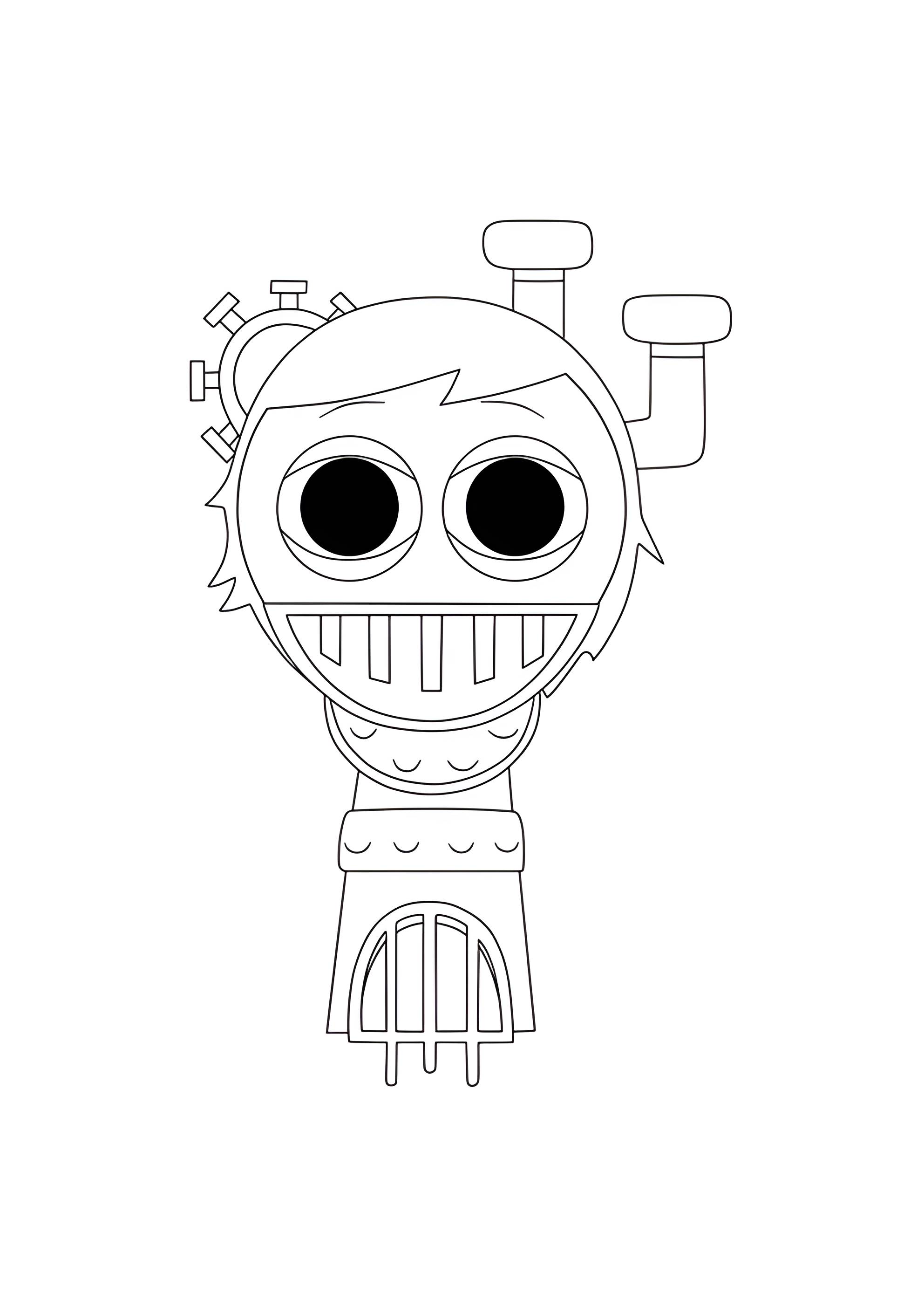 Раскраска Бонусный Спрунк Гено