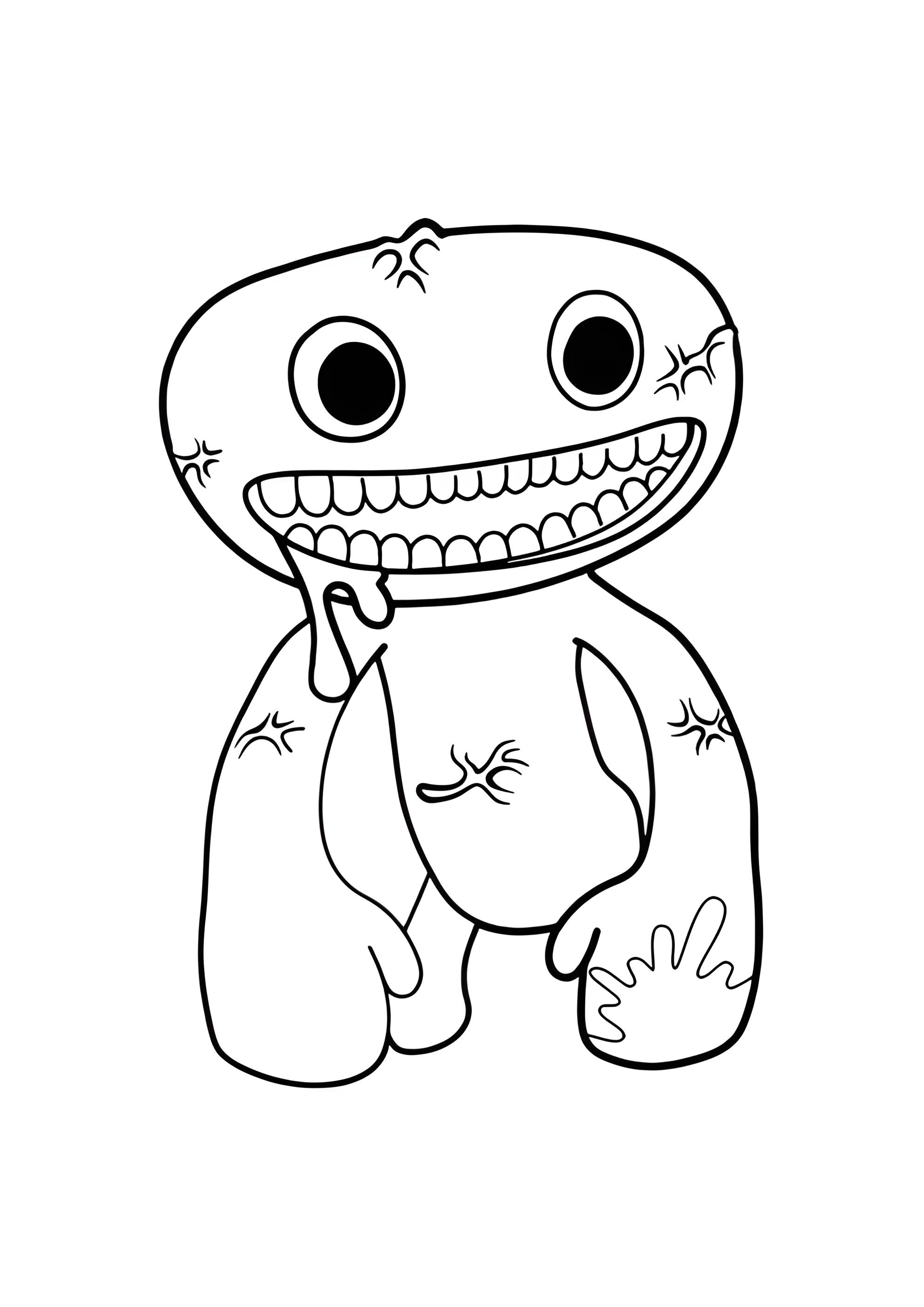 Раскраска Джамбо Джош из сада Банбан