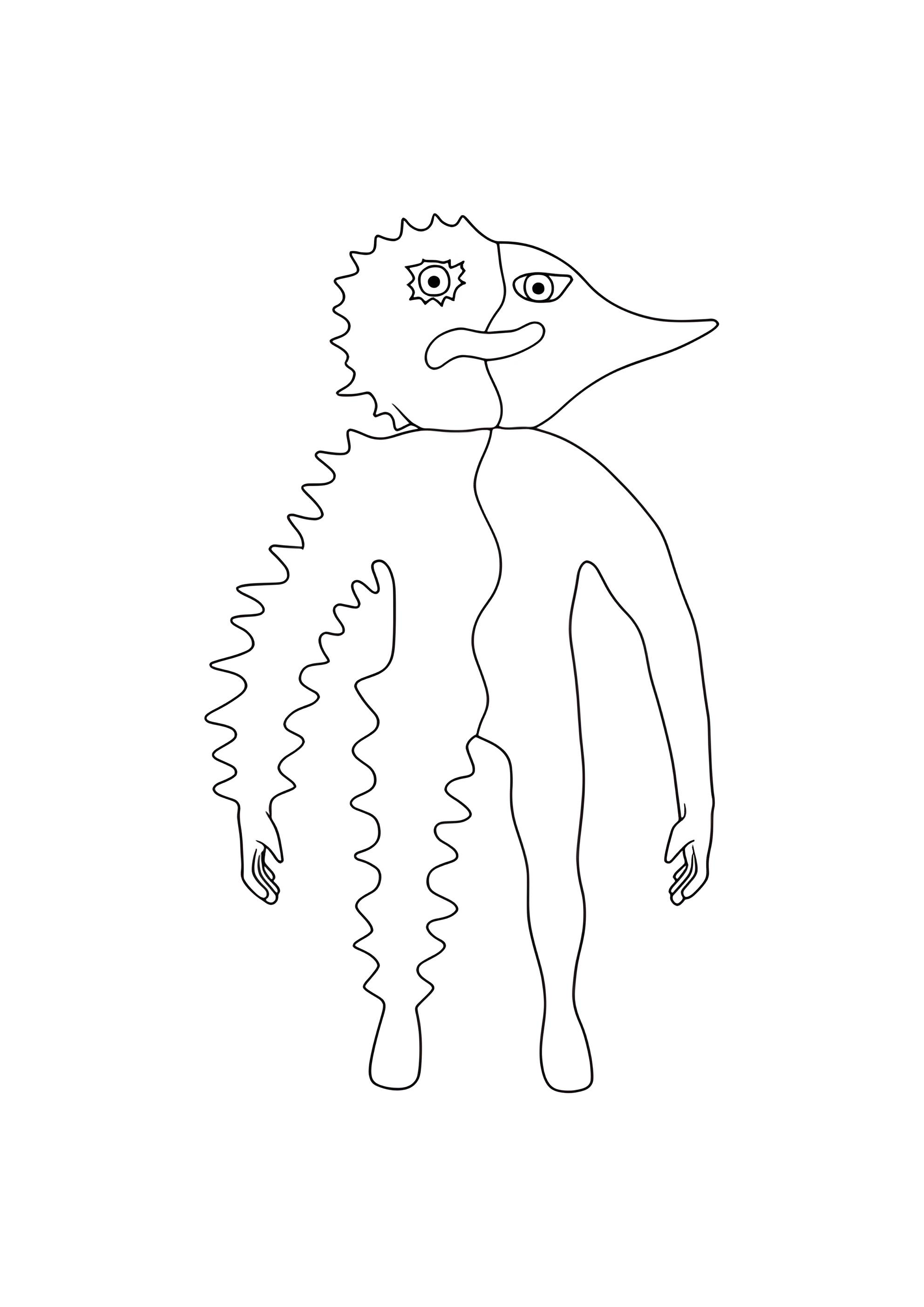 Раскраска Джестер из сада Банбан 4