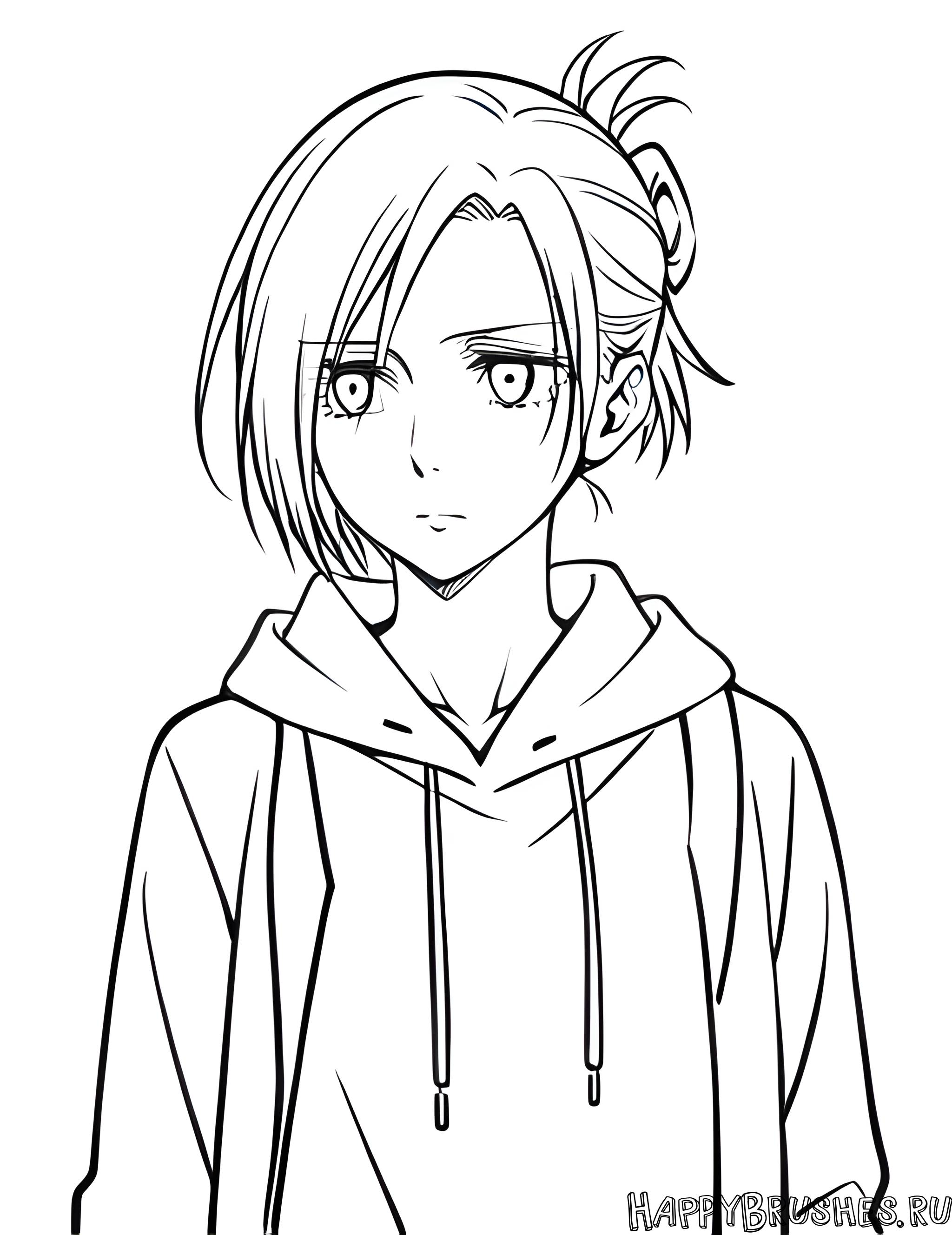 Раскраска Энни Леонхарт 12