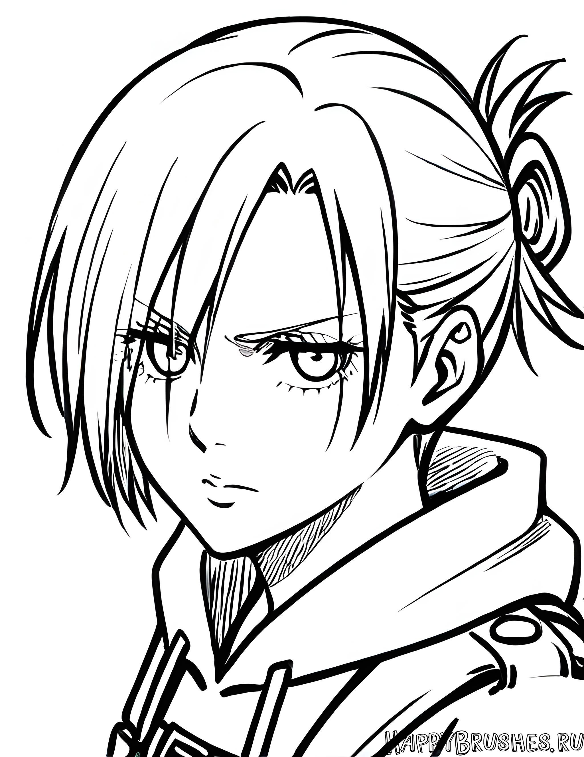 Раскраска Энни Леонхарт 2