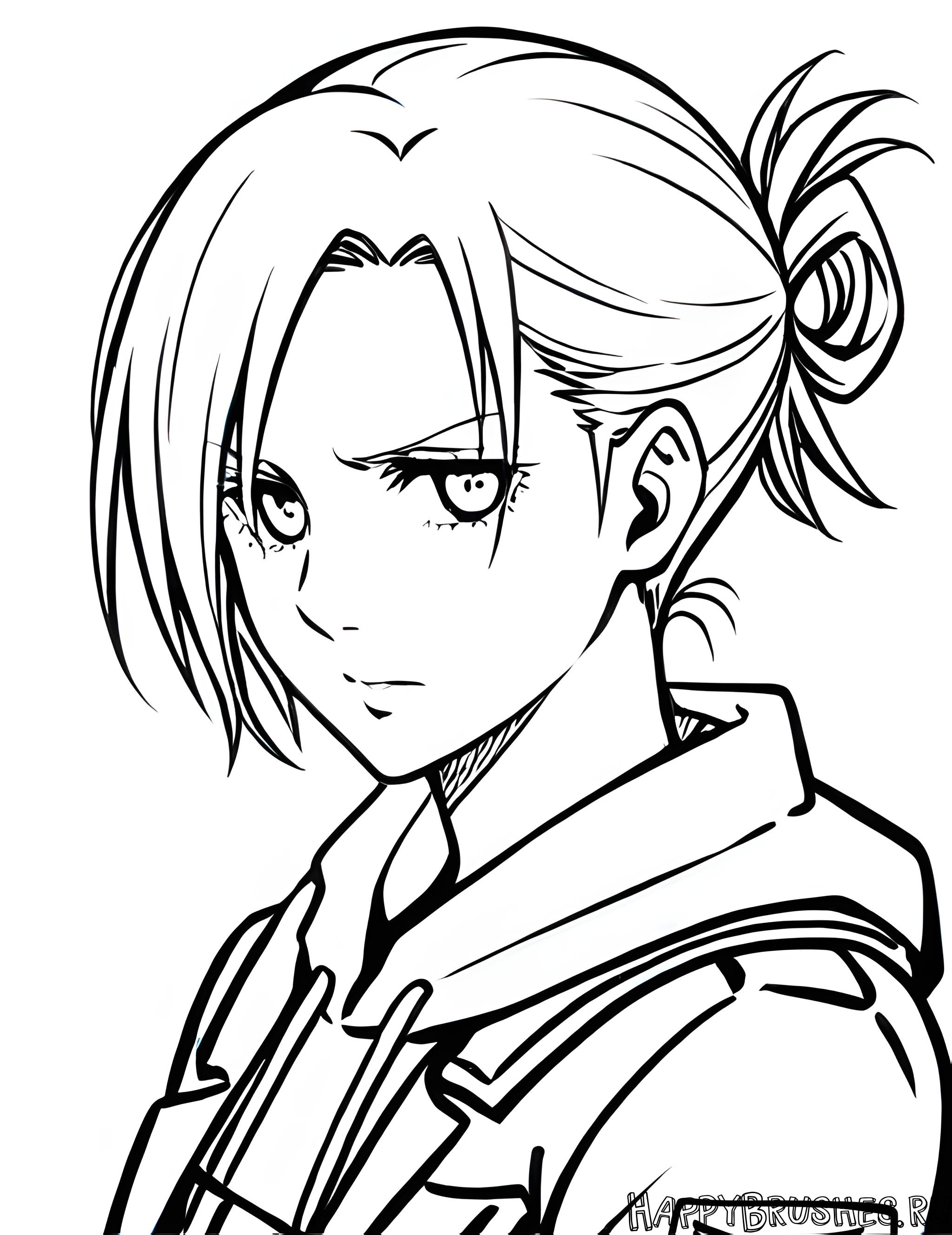 Раскраска Энни Леонхарт 5