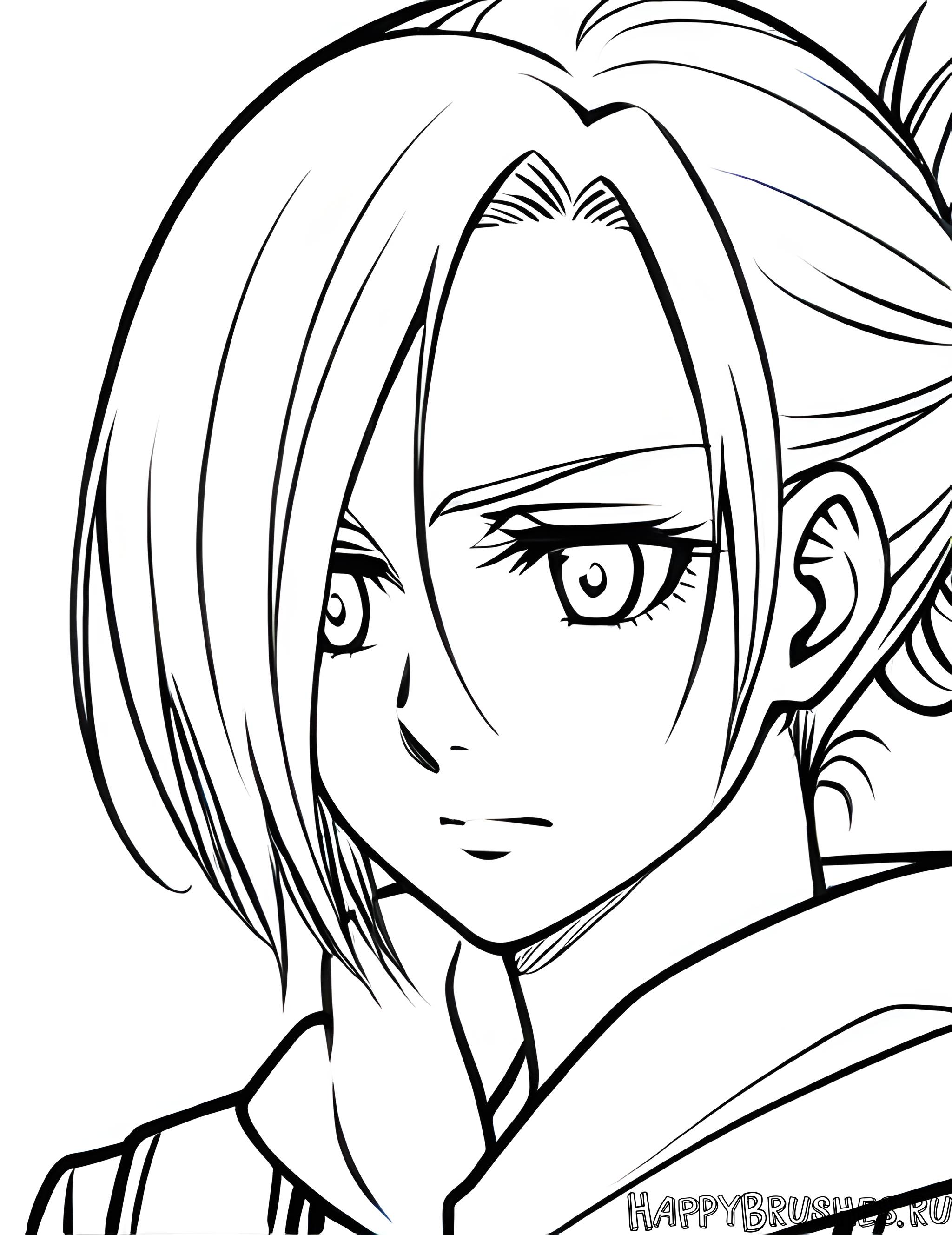 Раскраска Энни Леонхарт 8