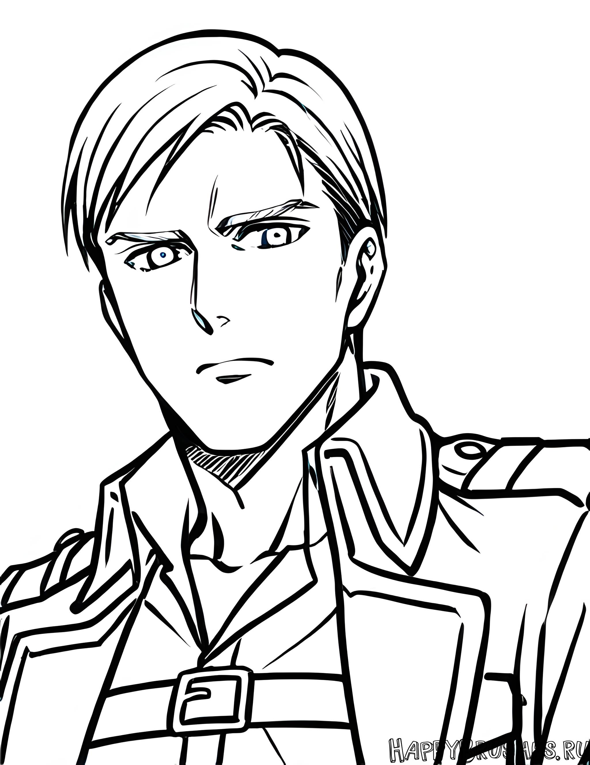 Раскраска Эрвин Смит 3