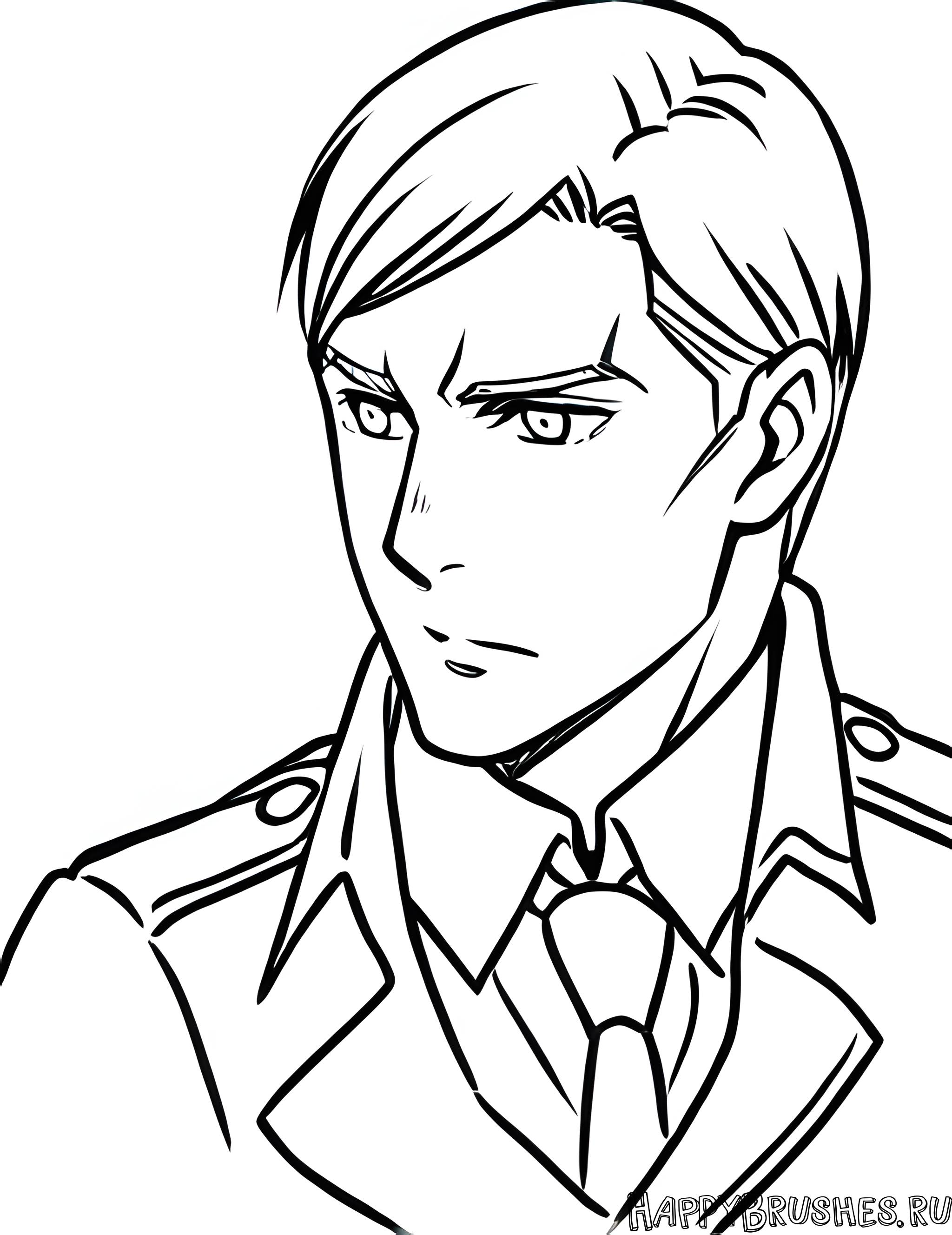 Раскраска Эрвин Смит 7