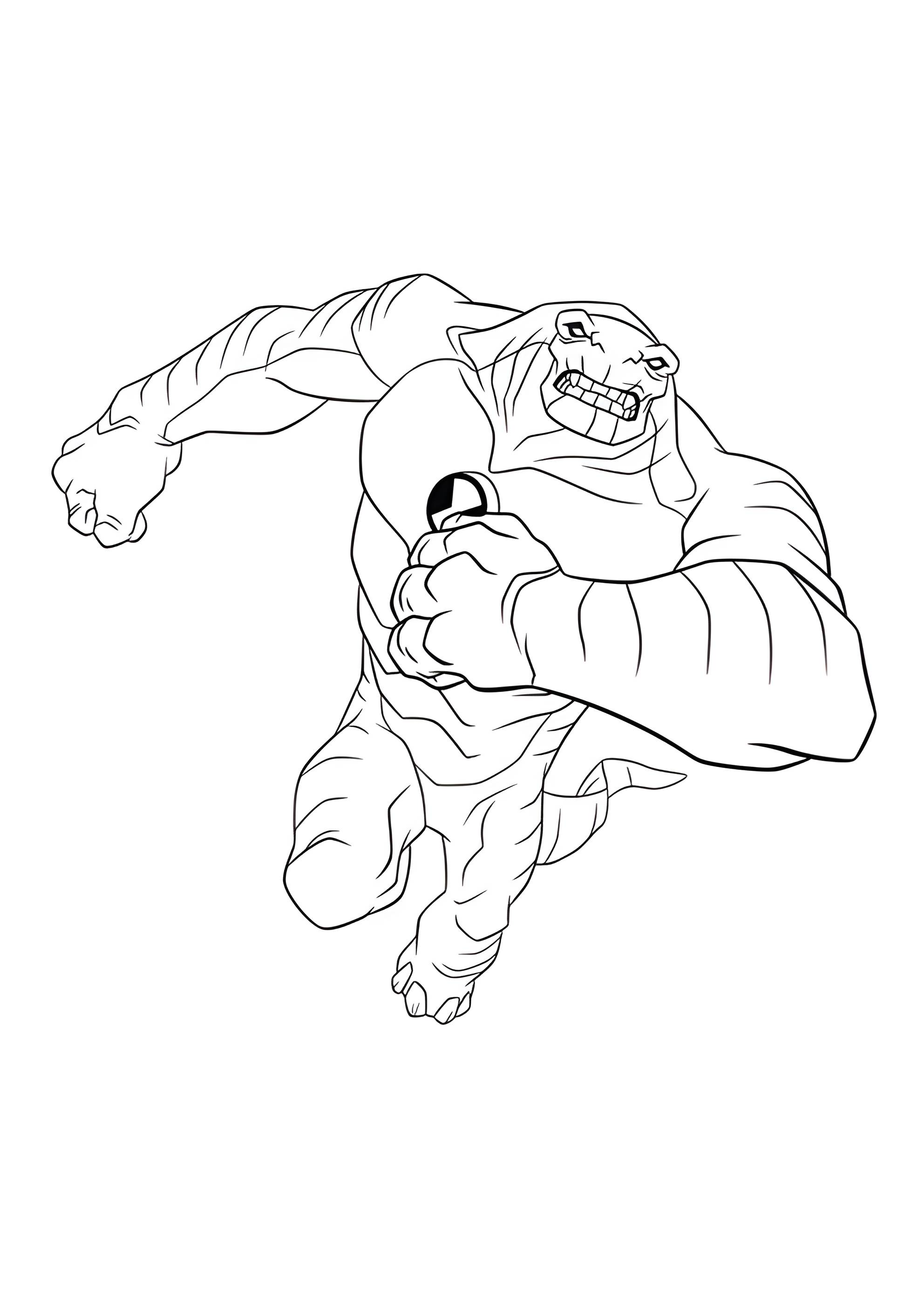 Раскраска Гумангозавр