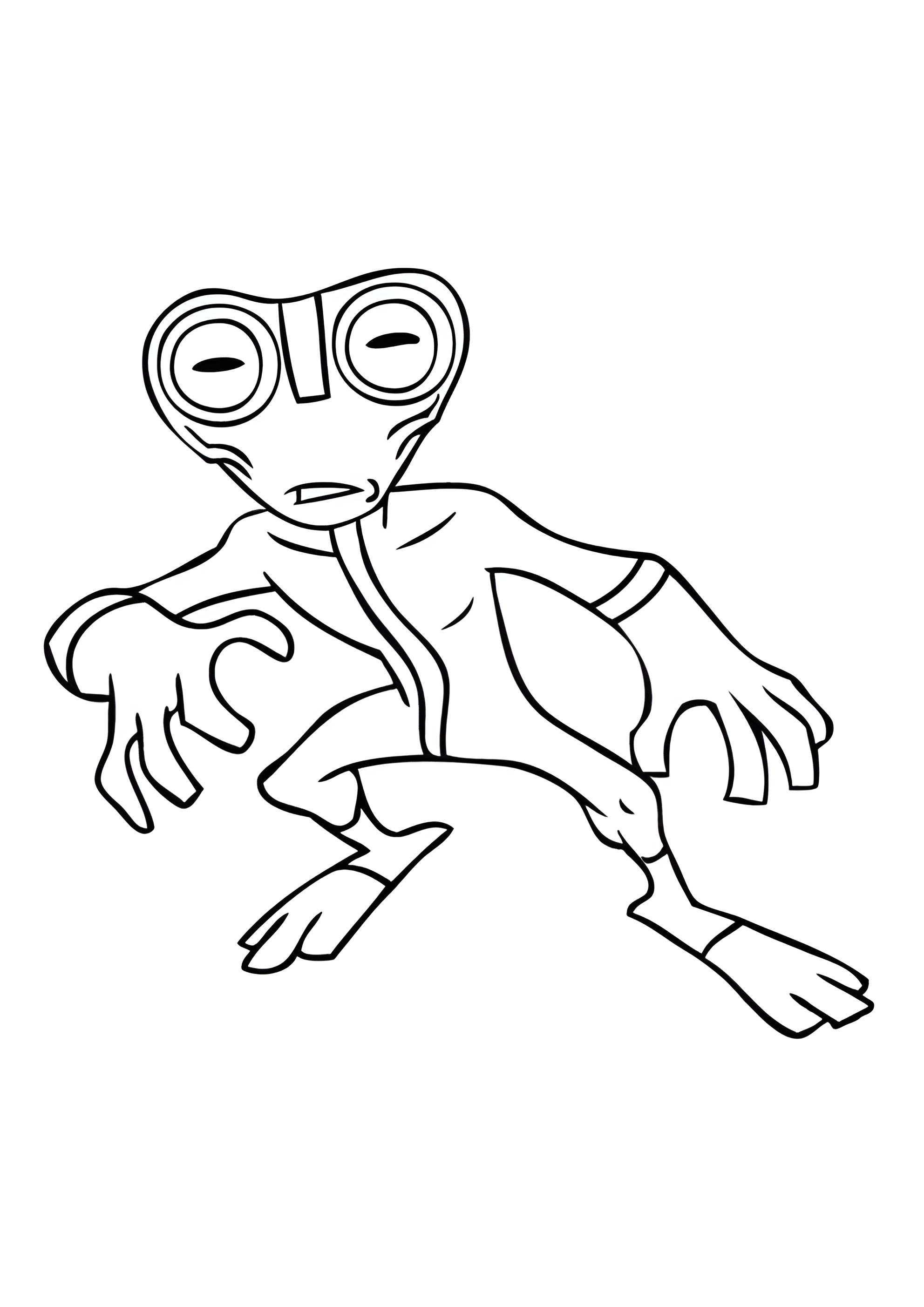 Раскраска Гуманоид