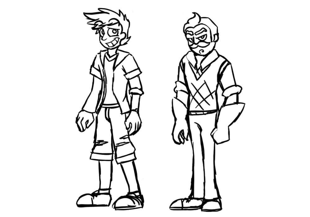 Раскраска Hello Neighbor 2