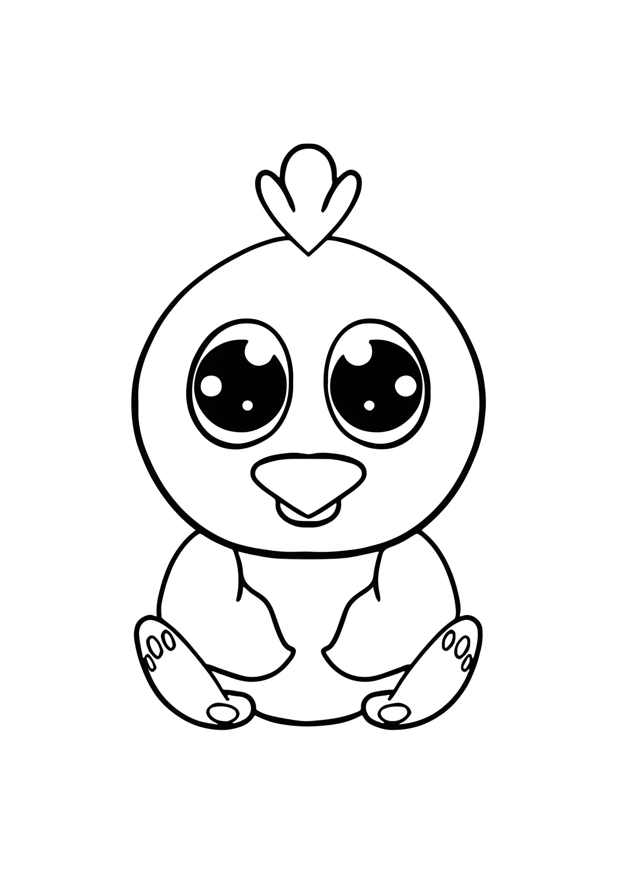 Раскраска Каваи Опила из сада Банбан