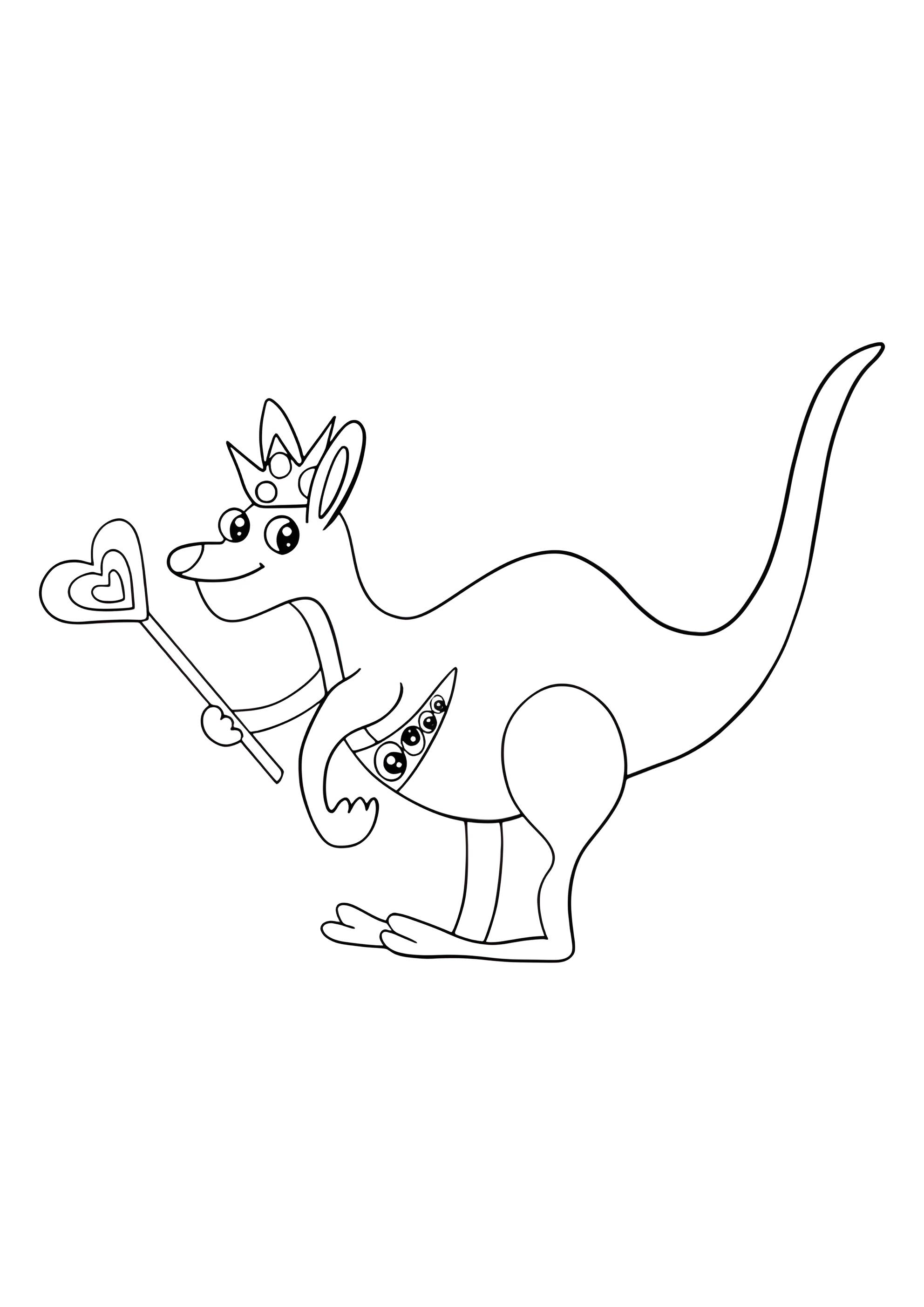 Раскраска Королева Баунселия из сада Банбан