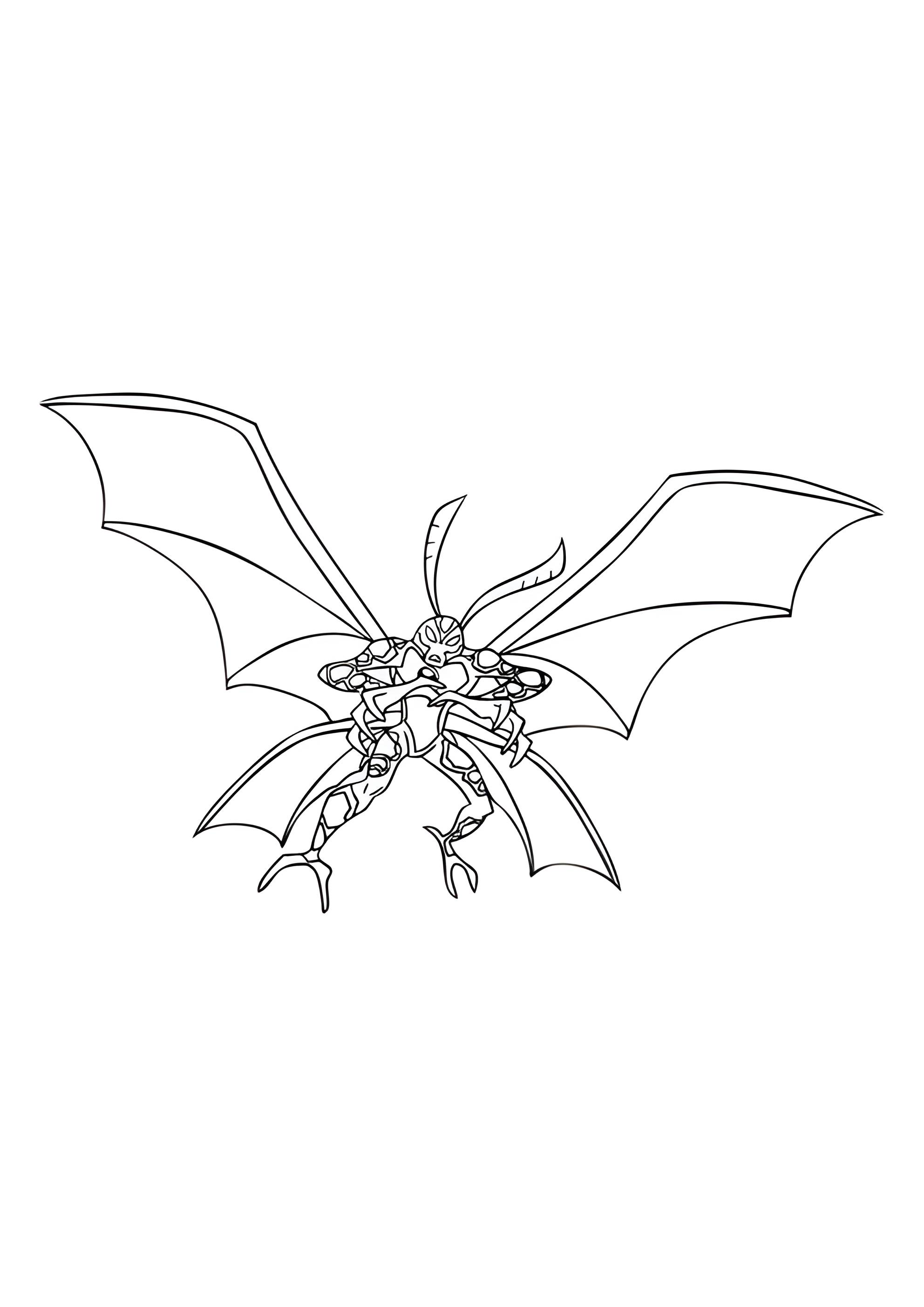 Раскраска Крылатый (Big Chill)