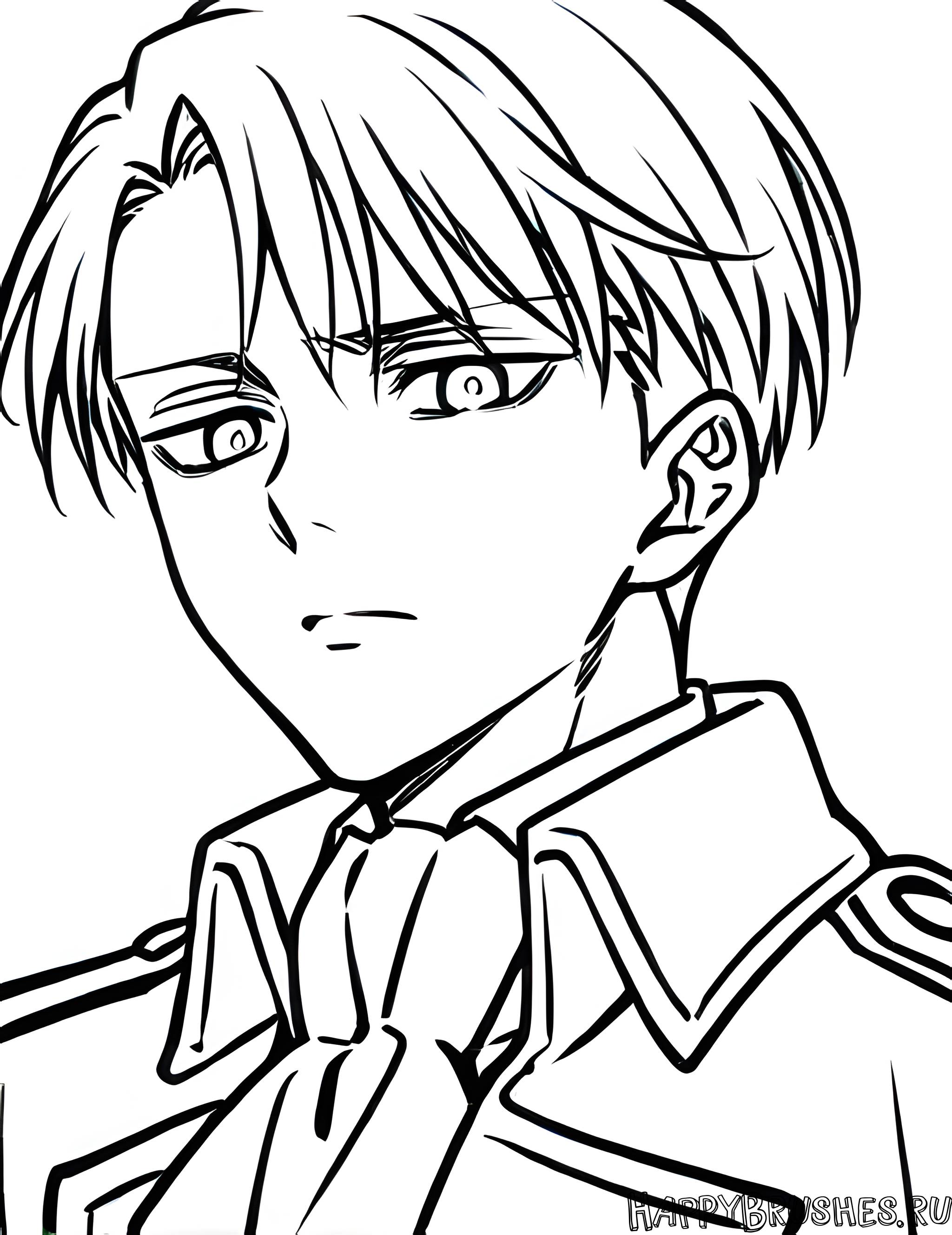 Раскраска Леви Аккерман 10