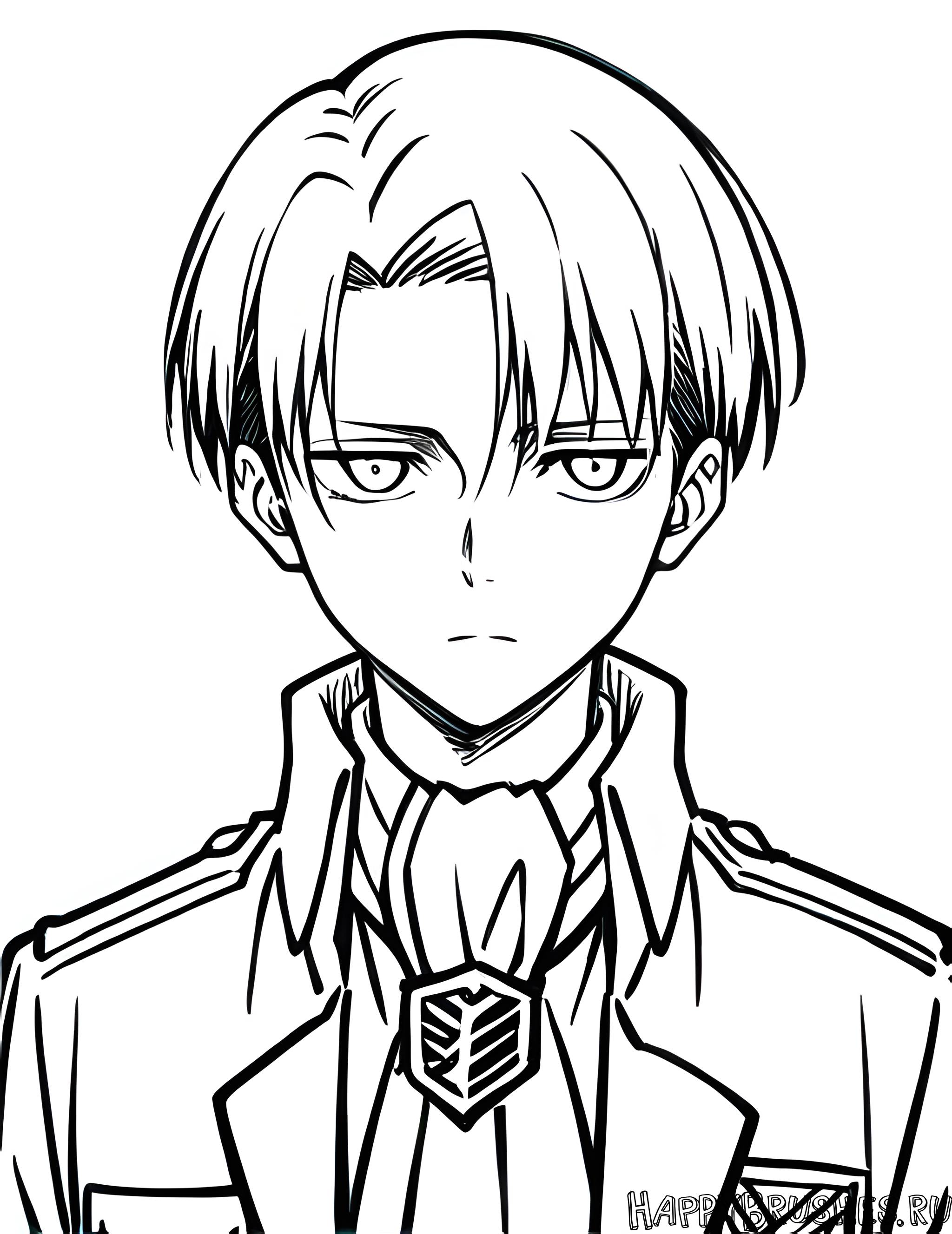 Раскраска Леви Аккерман 13