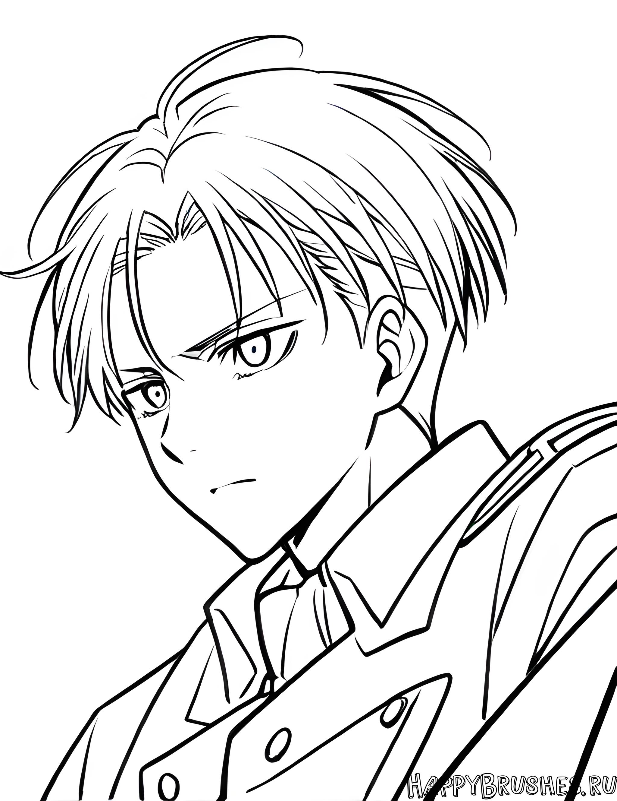 Раскраска Леви Аккерман 2