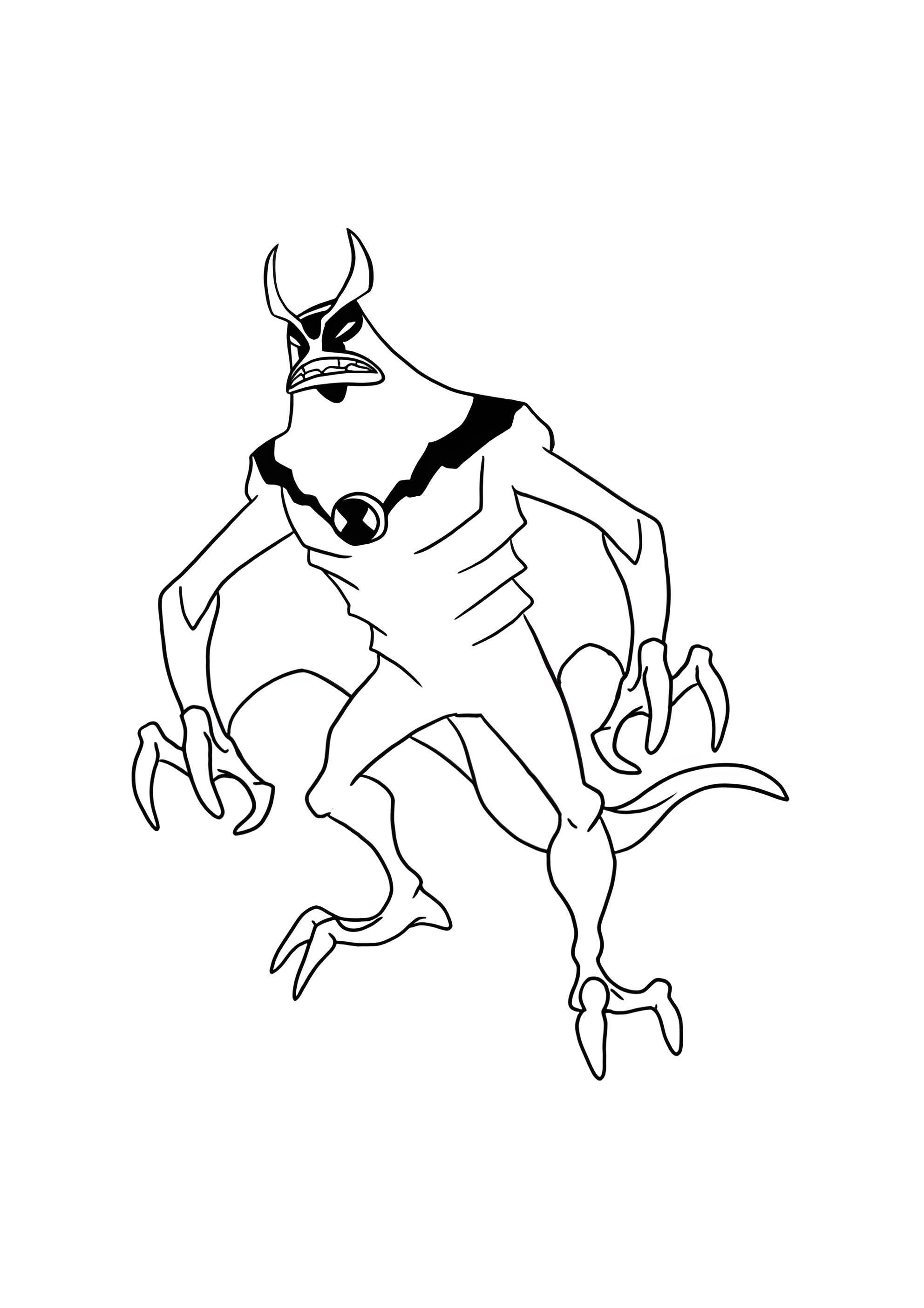 Раскраска Лучистый (Jetray)